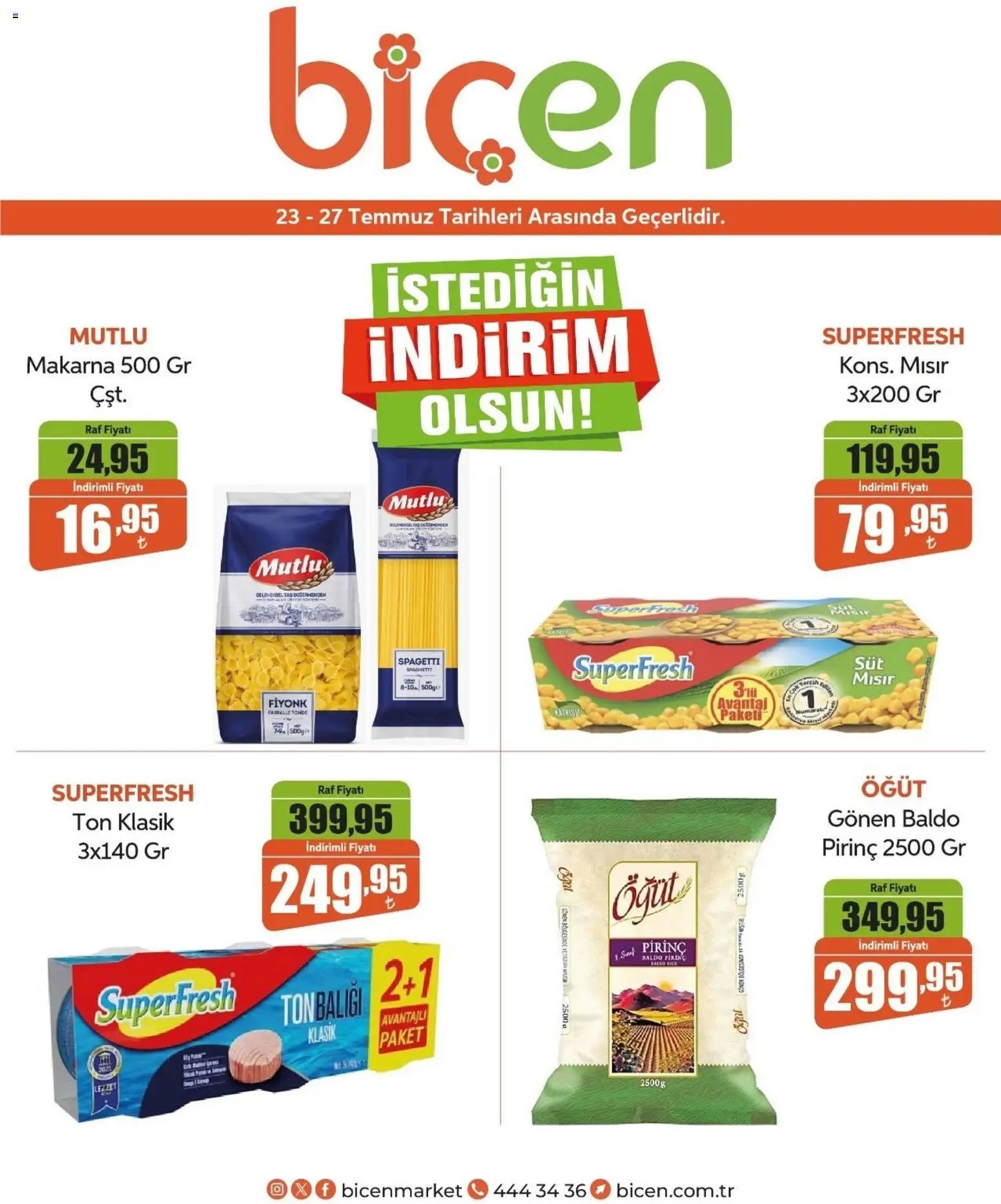 Biçen Market İndirim