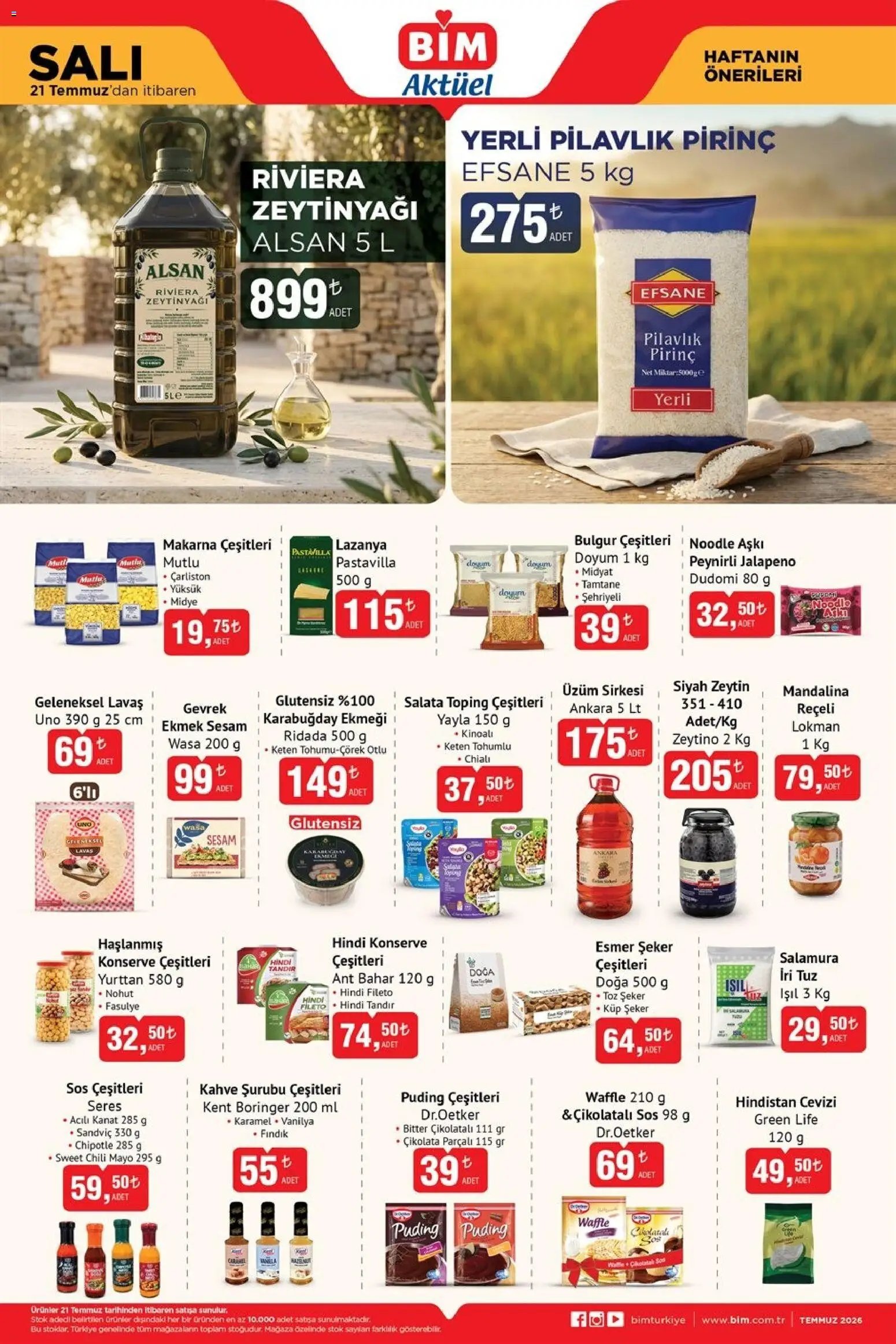 BİM - Katalog Salı