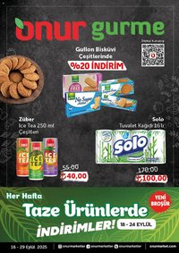 Onur Market Katalog - Gurme