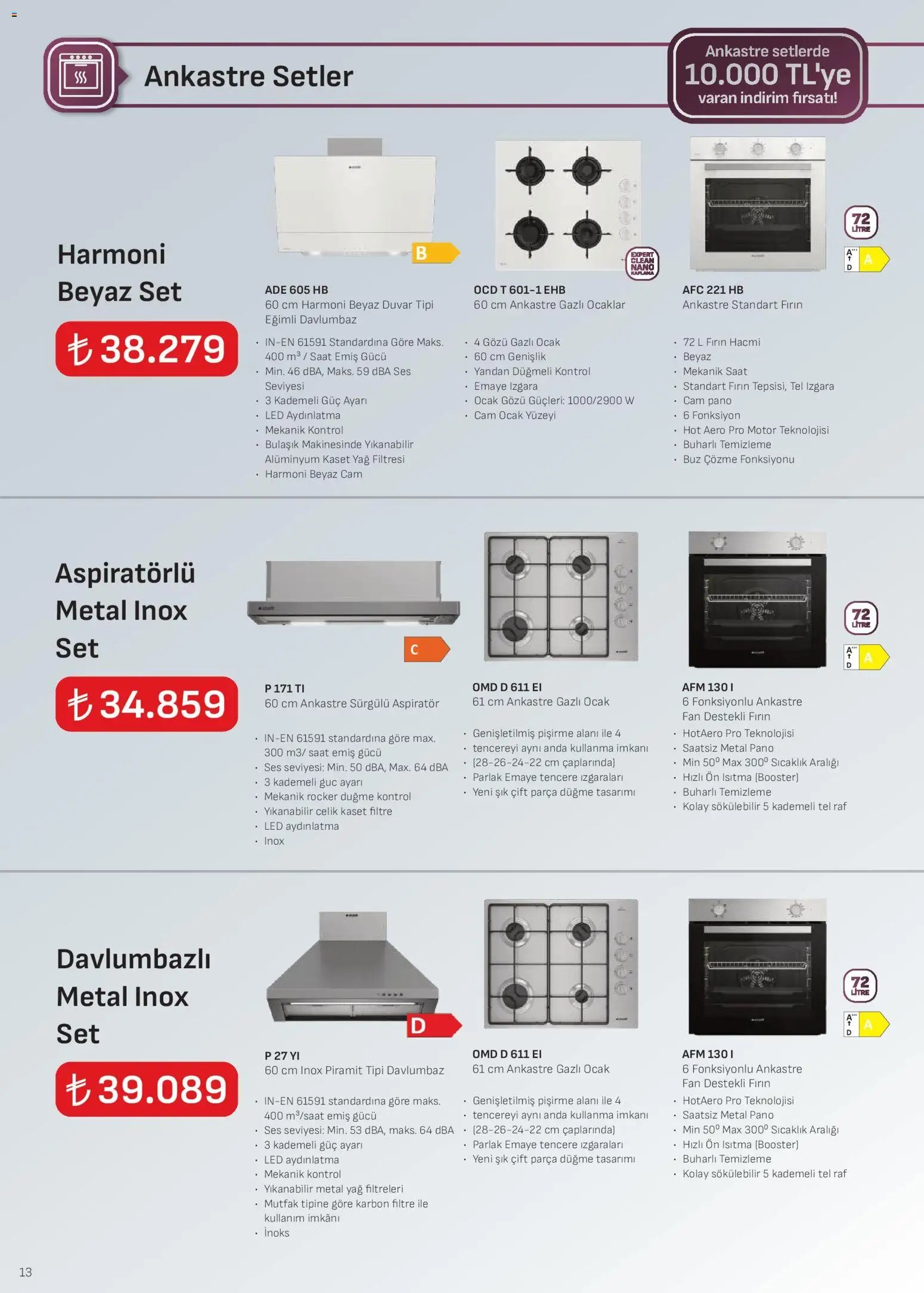 Arçelik Ankastre Kataloğu