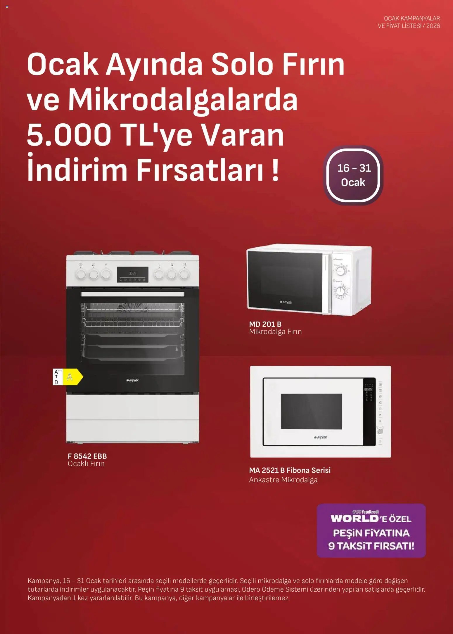 Arçelik Ankastre Kataloğu