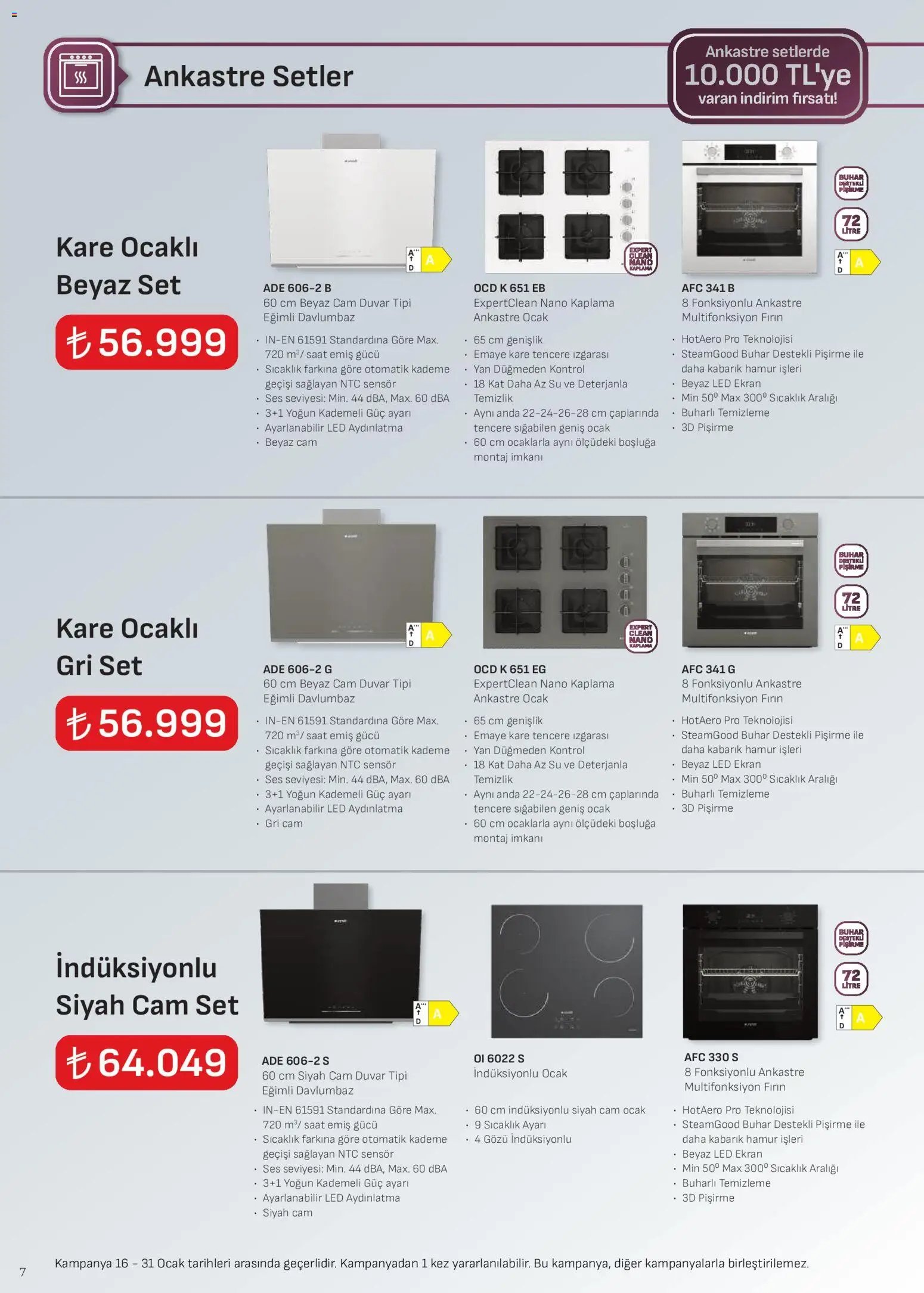 Arçelik Ankastre Kataloğu