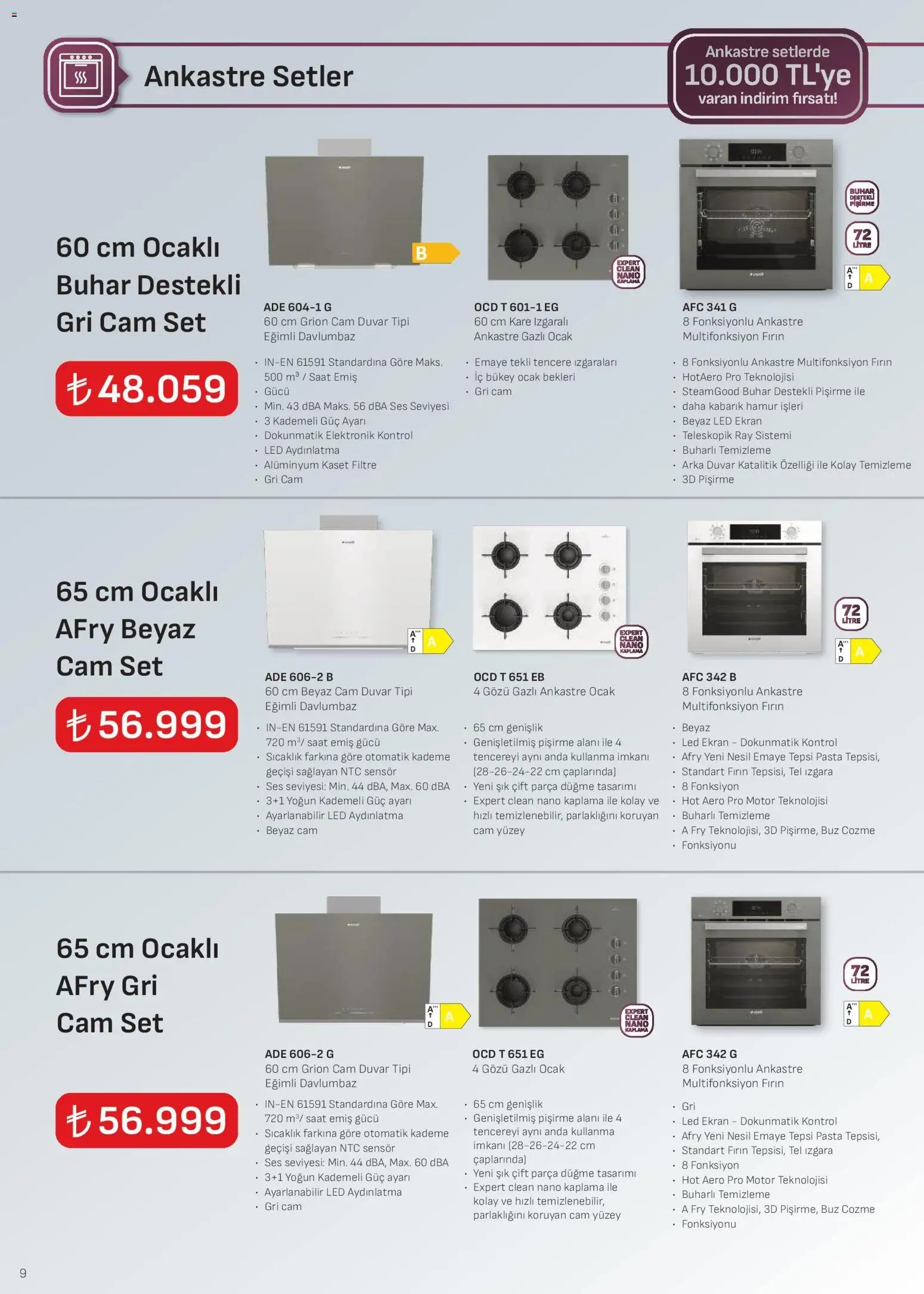 Arçelik Ankastre Kataloğu