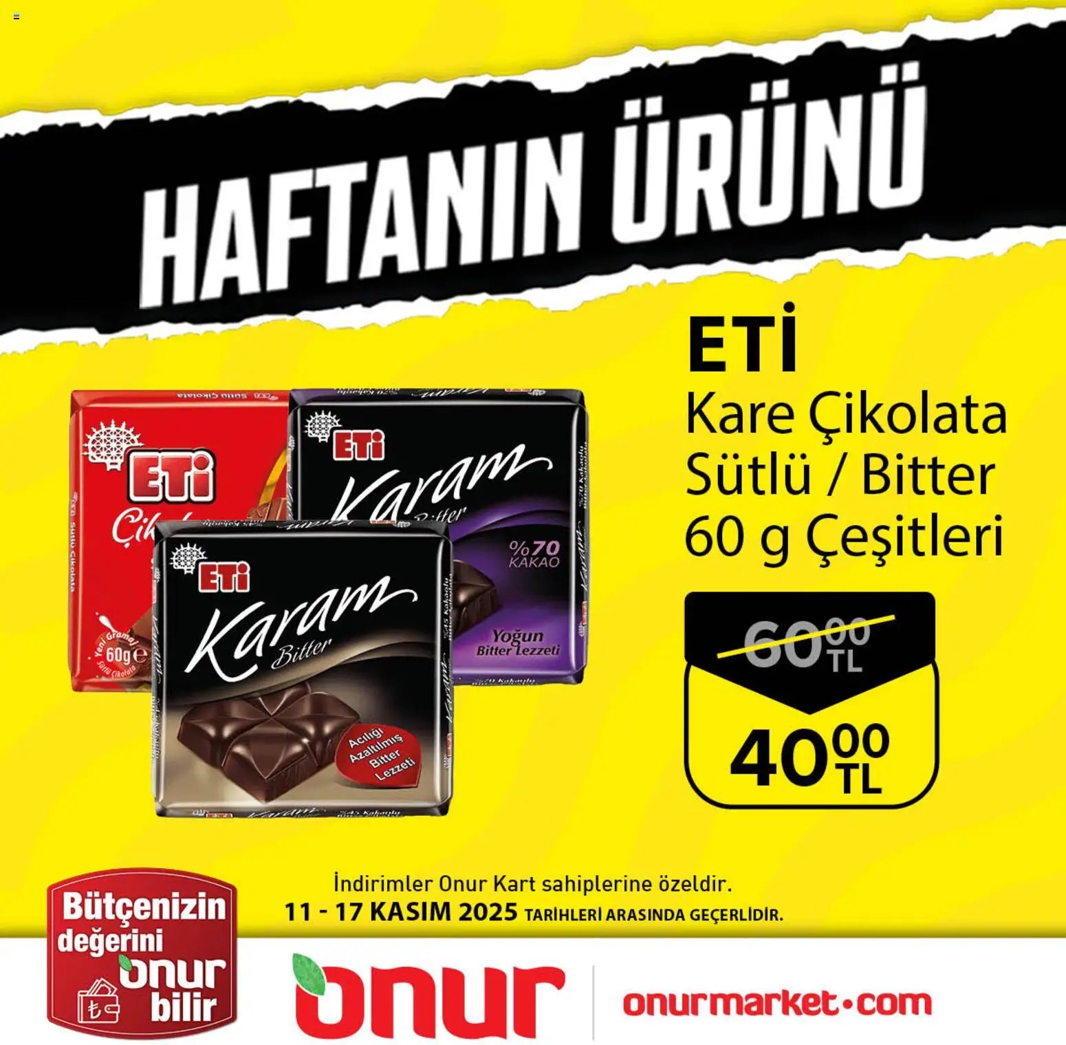Onur Market Haftanın Ürünü