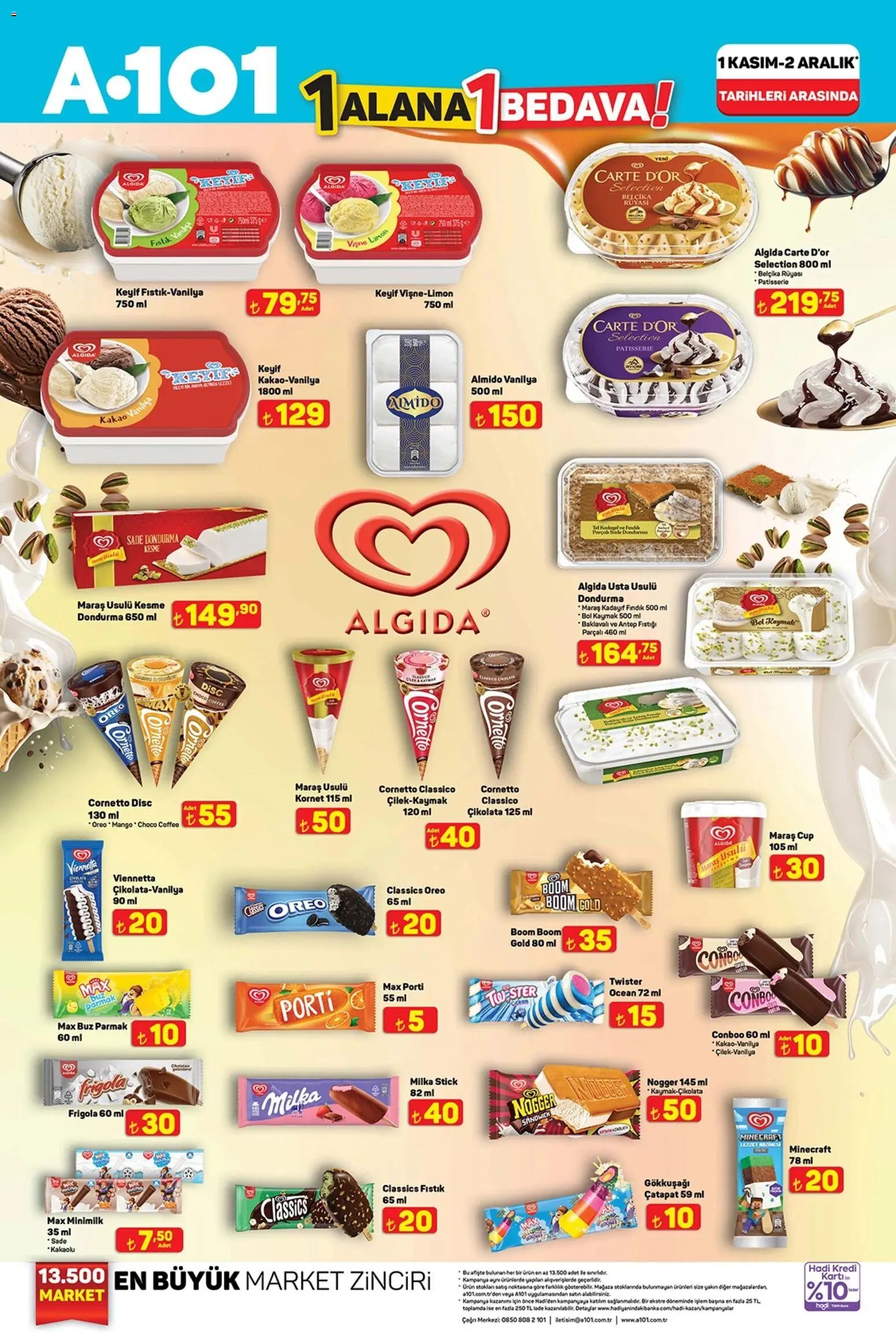 A101 1 Alana 1 Bedava