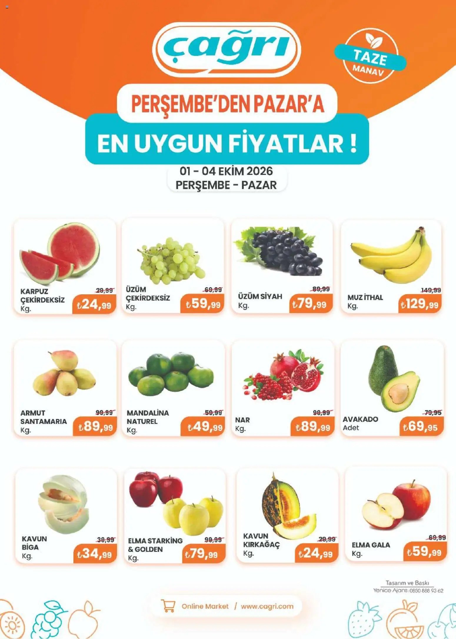 Çağrı Market - Manav Katalog