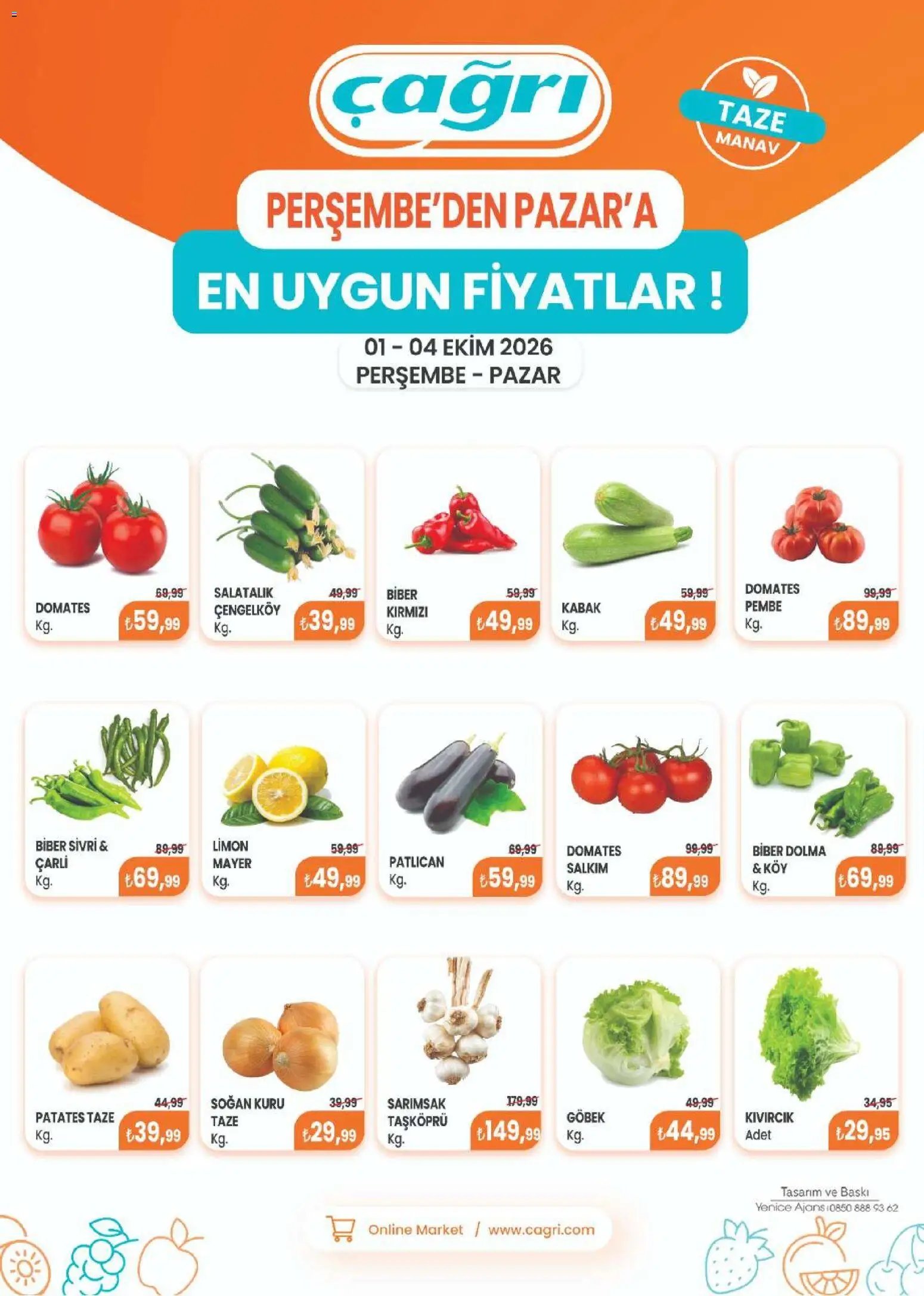Çağrı Market - Manav Katalog