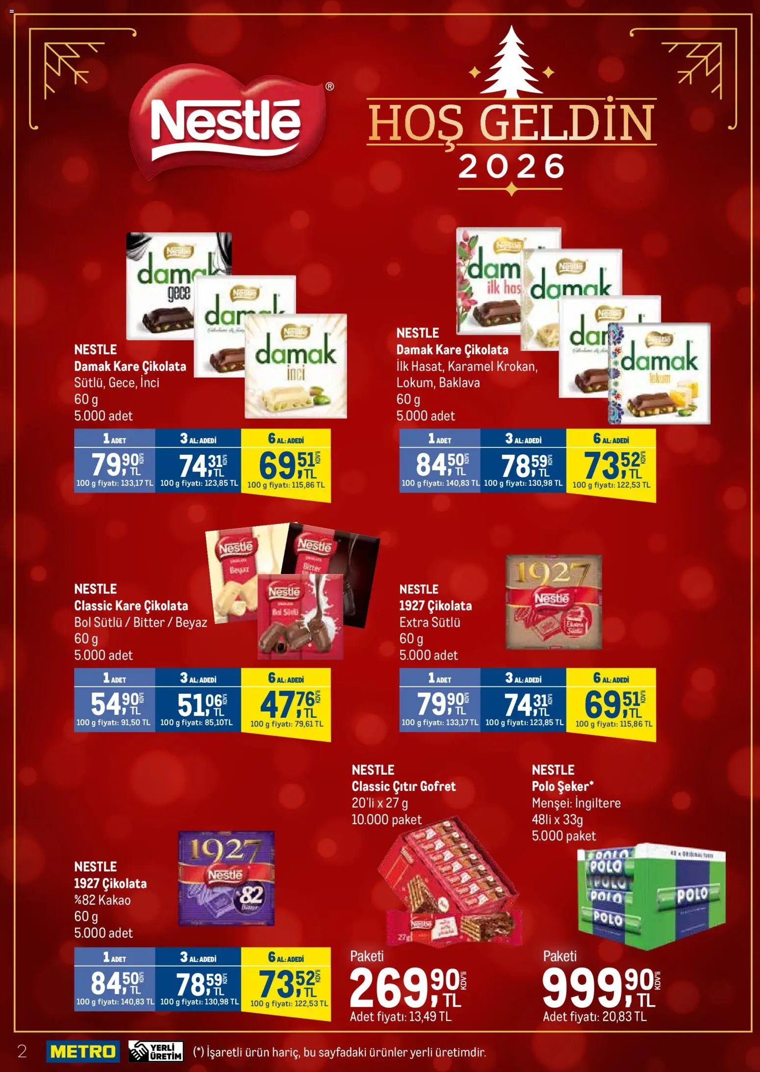 Metro - Yılbaşı Şekerleme Kataloğu