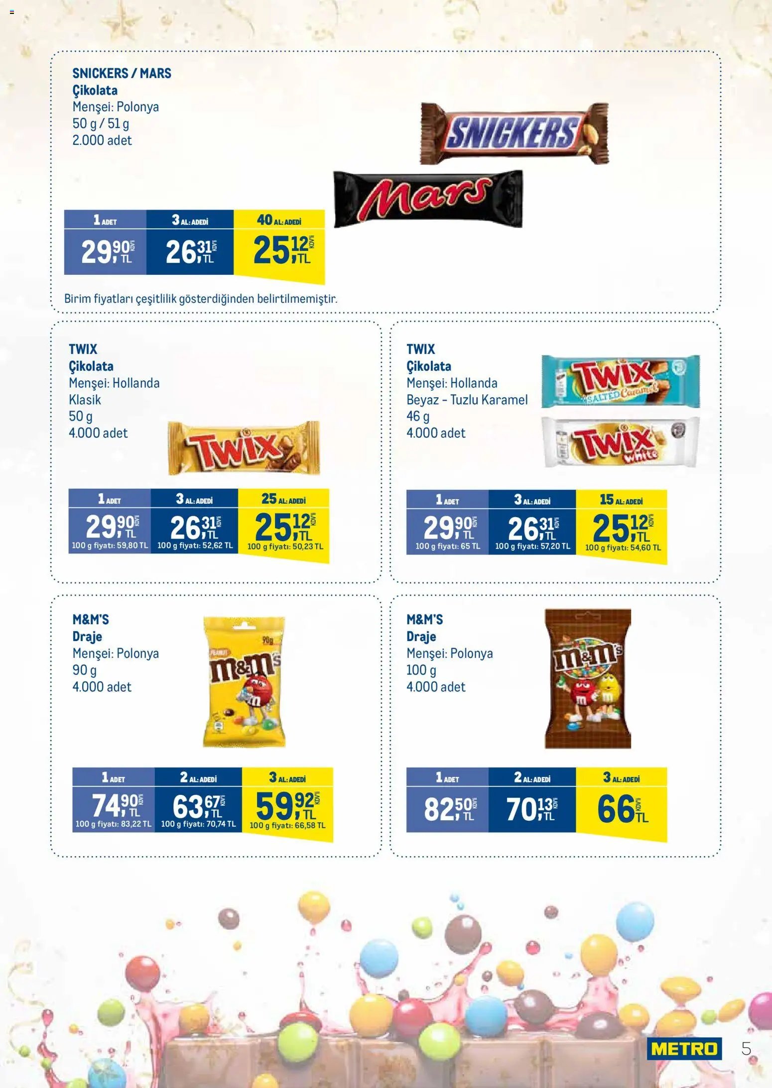 Metro - Yılbaşı Şekerleme Kataloğu