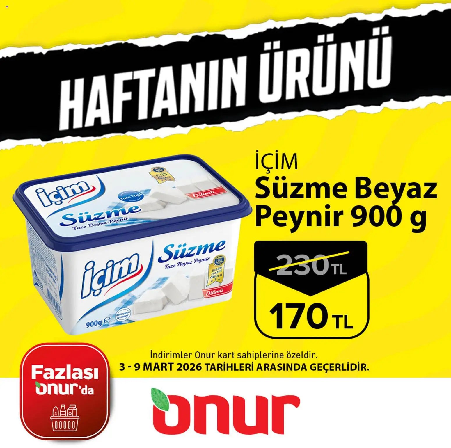 Onur Market - Haftanın Ürünü