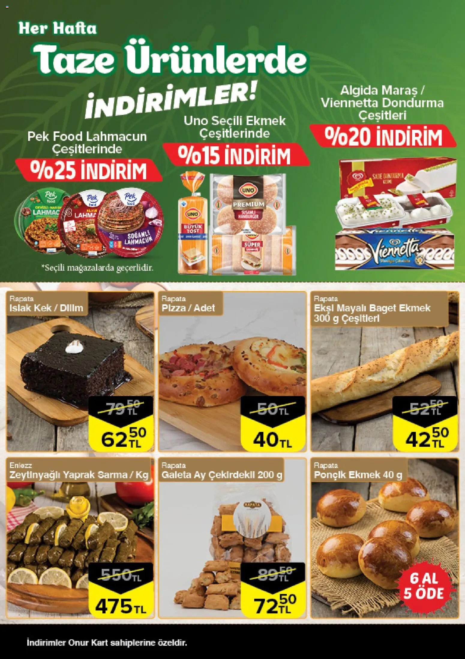 Onur Market - Taze Ürünlerde İndirimler