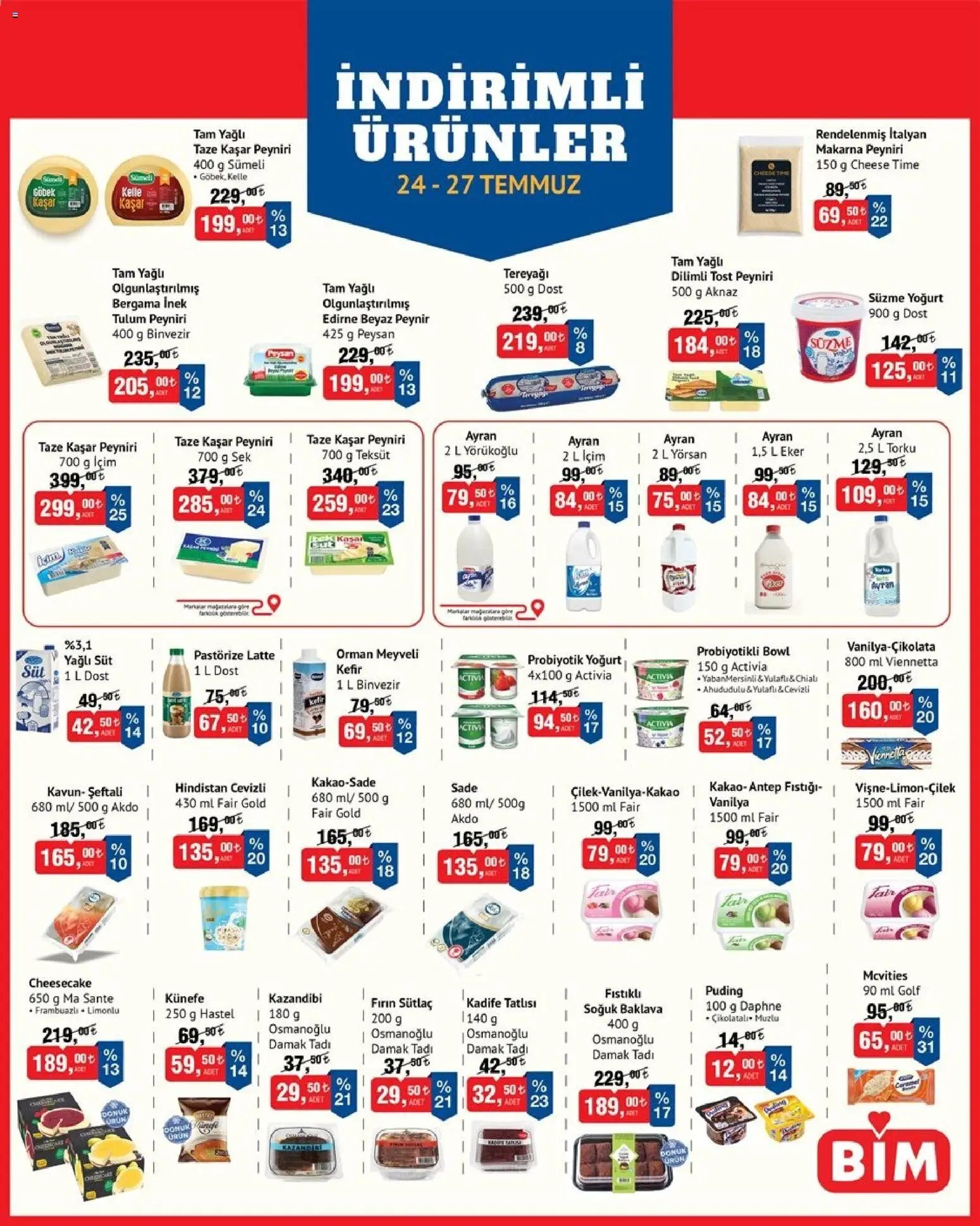 BİM - İndirimli Ürünler