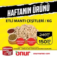 Onur Market - Haftanın Ürünü
