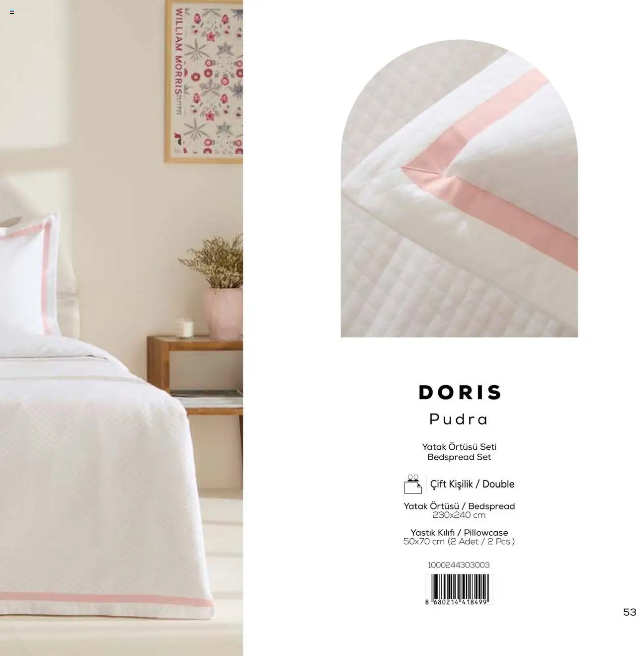 Karaca Home White Collection Sonbahar - Kış 2025/2026