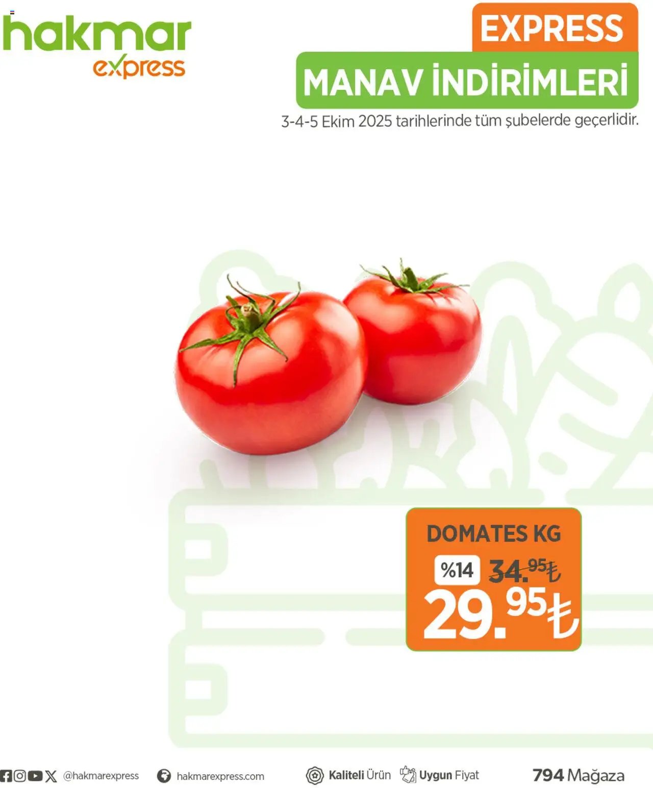 Hakmar Express Hafta Sonu Fırsatları