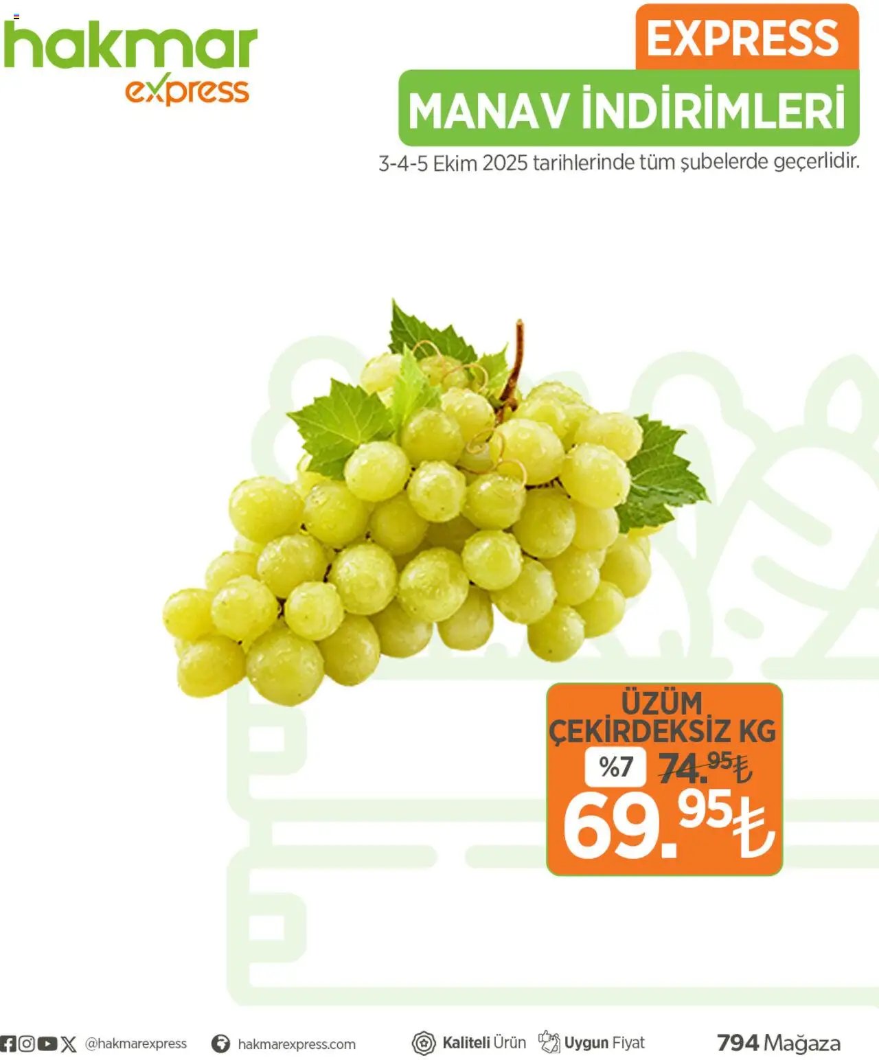 Hakmar Express Hafta Sonu Fırsatları