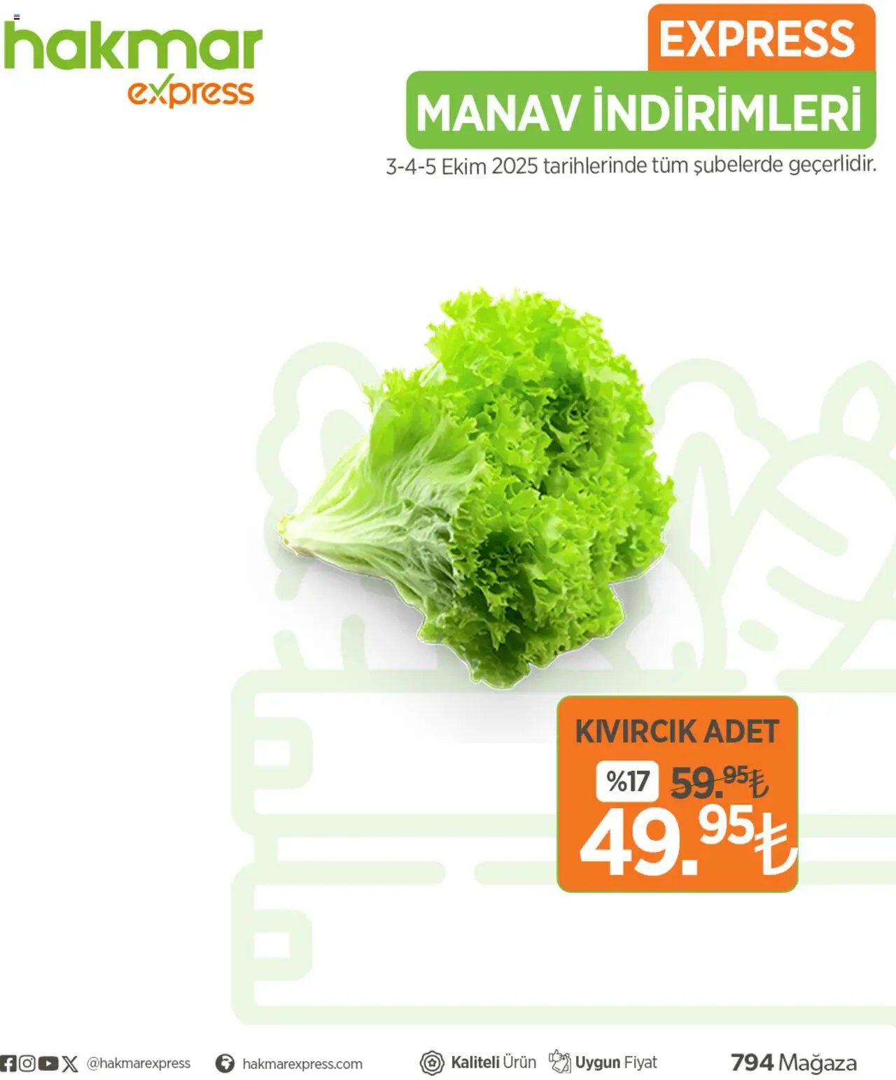 Hakmar Express Hafta Sonu Fırsatları