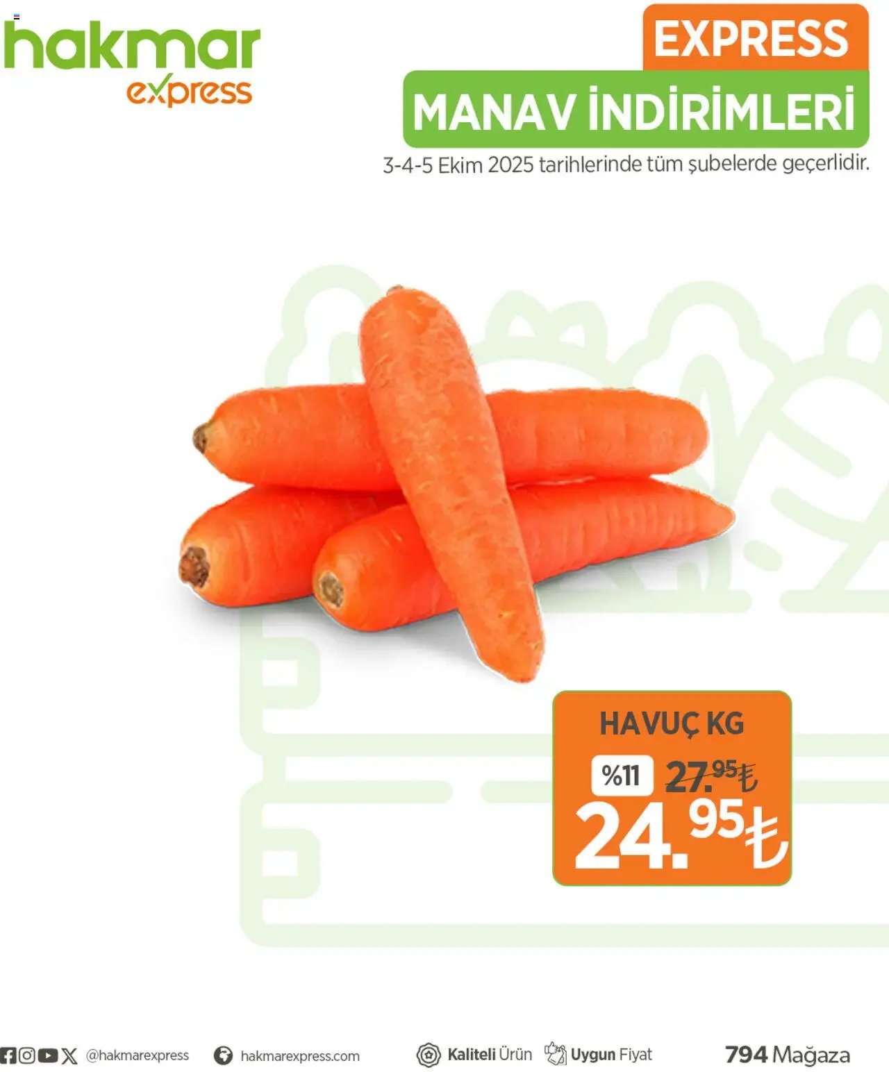 Hakmar Express Hafta Sonu Fırsatları