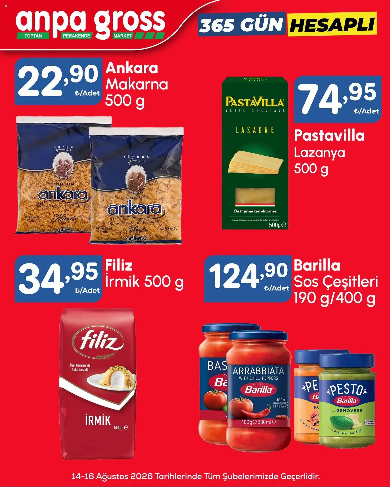Anpa Gross - Hafta sonu fırsatları