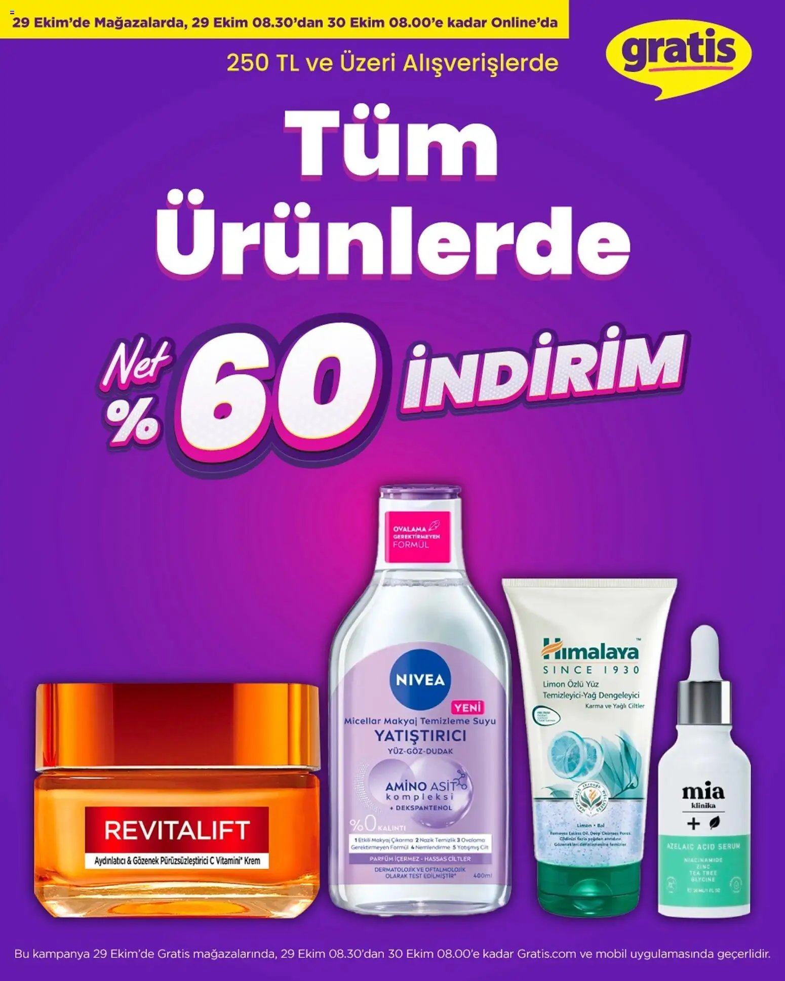Gratis Tüm Ürünlerde NET %60 İNDİRİM 