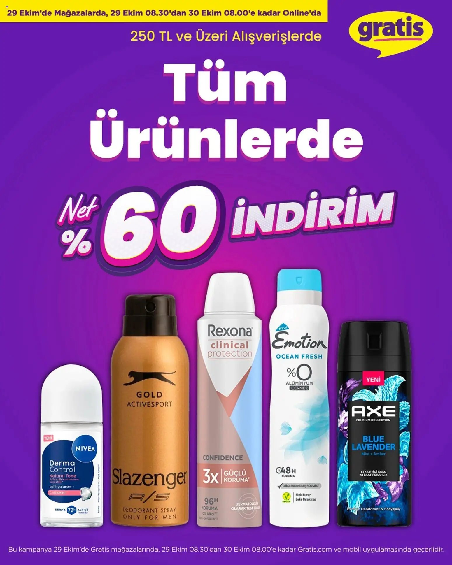 Gratis Tüm Ürünlerde NET %60 İNDİRİM 