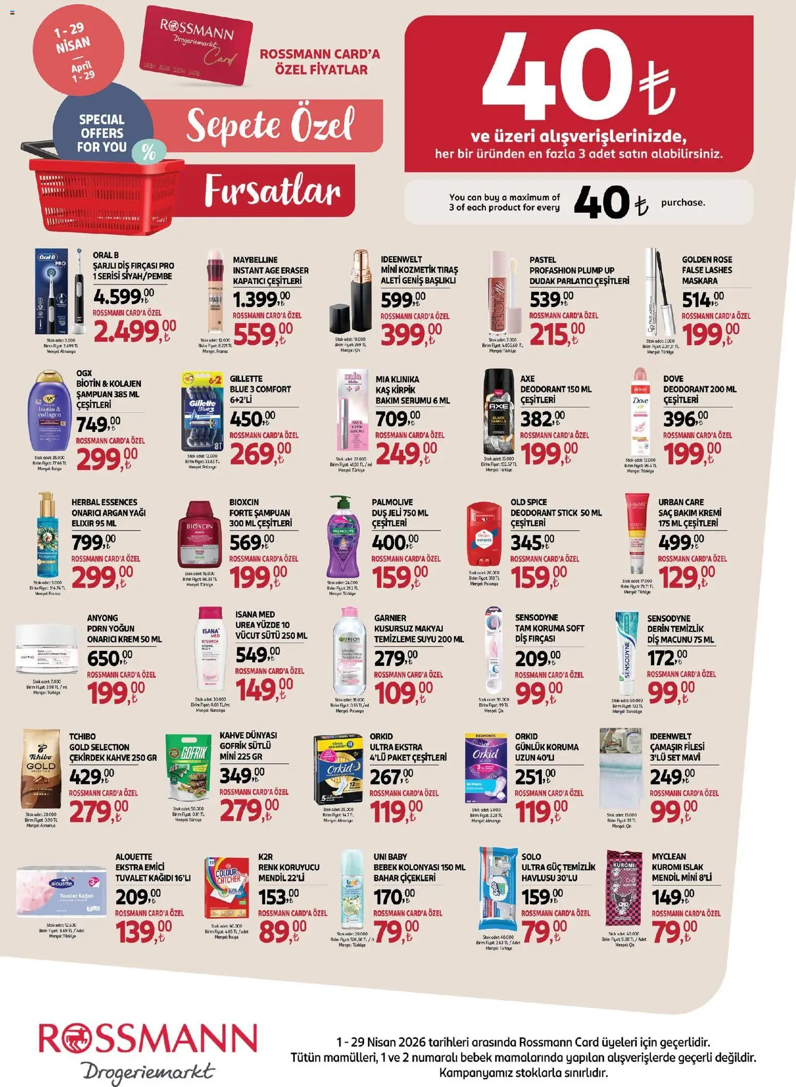 Rossmann - Nisan Kişisel Bakım Kataloğu
