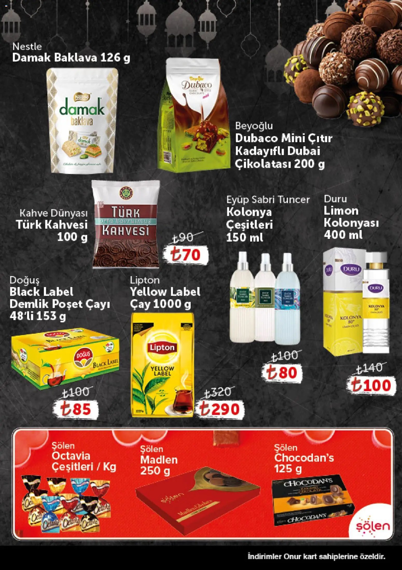 Onur Market - Katalog Gurme