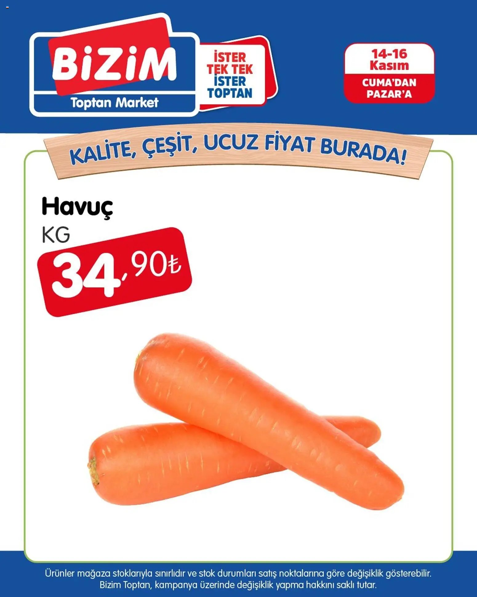 Bizim Toptan Meyve Sebze