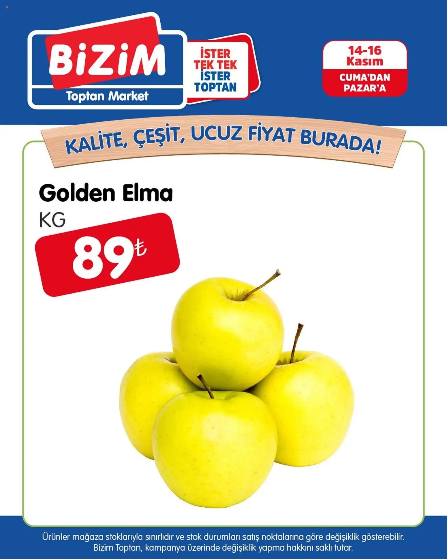 Bizim Toptan Meyve Sebze