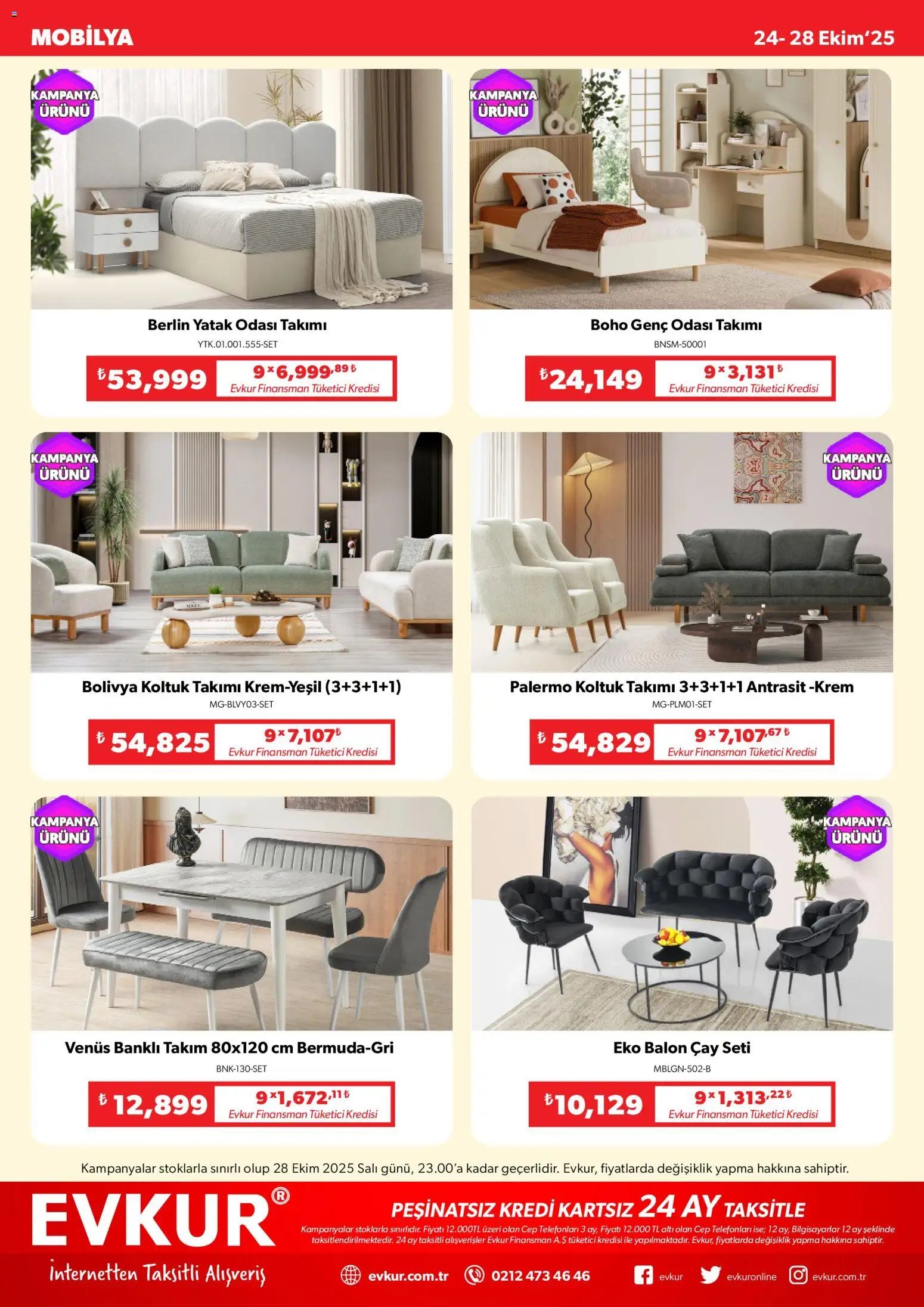 Evkur Muhteşem Fırsatlar