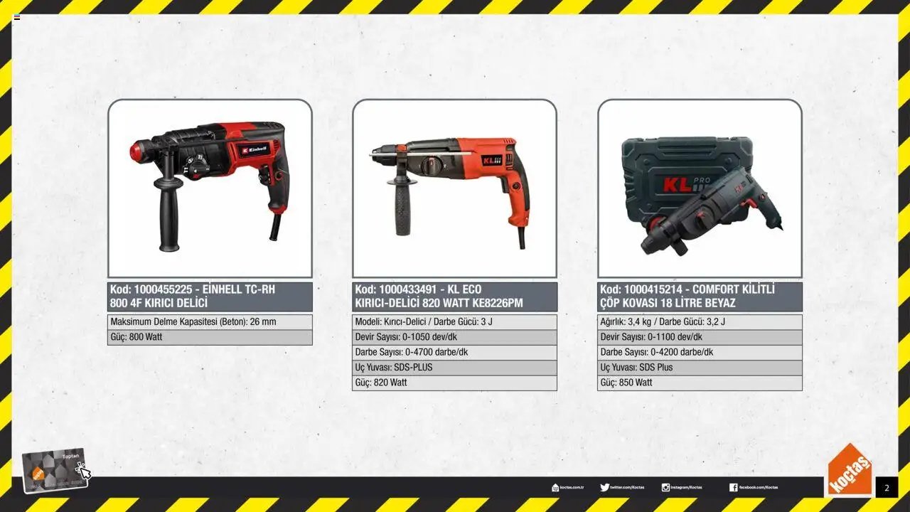 Koçtaş Hafif Kırıcılar