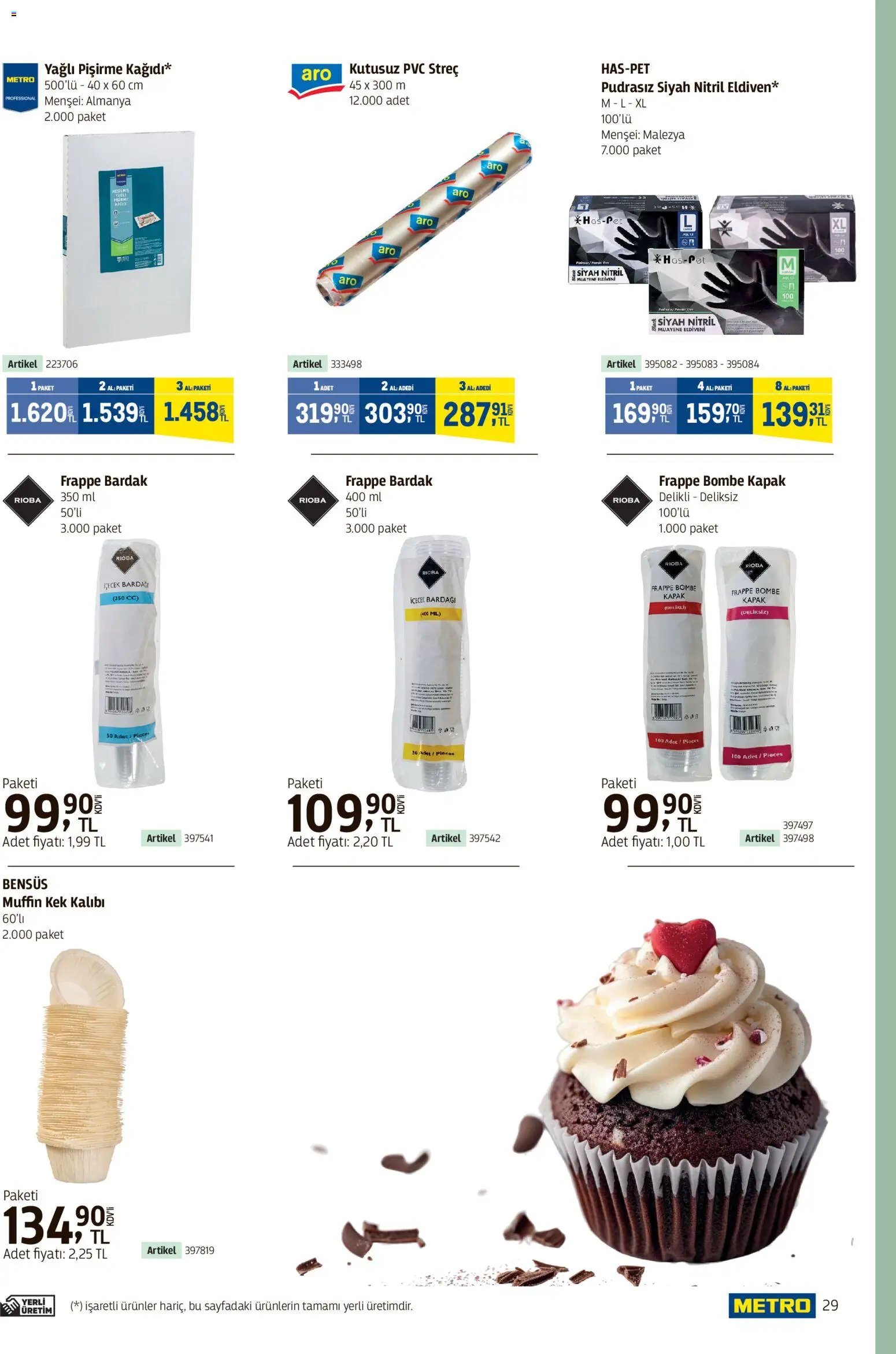 Metro - Kafeler & Pastaneler Kataloğu