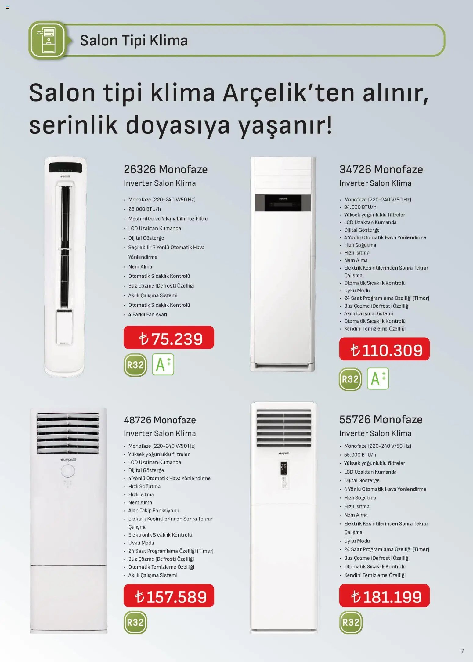 Arçelik - İklimlendirme Kataloğu