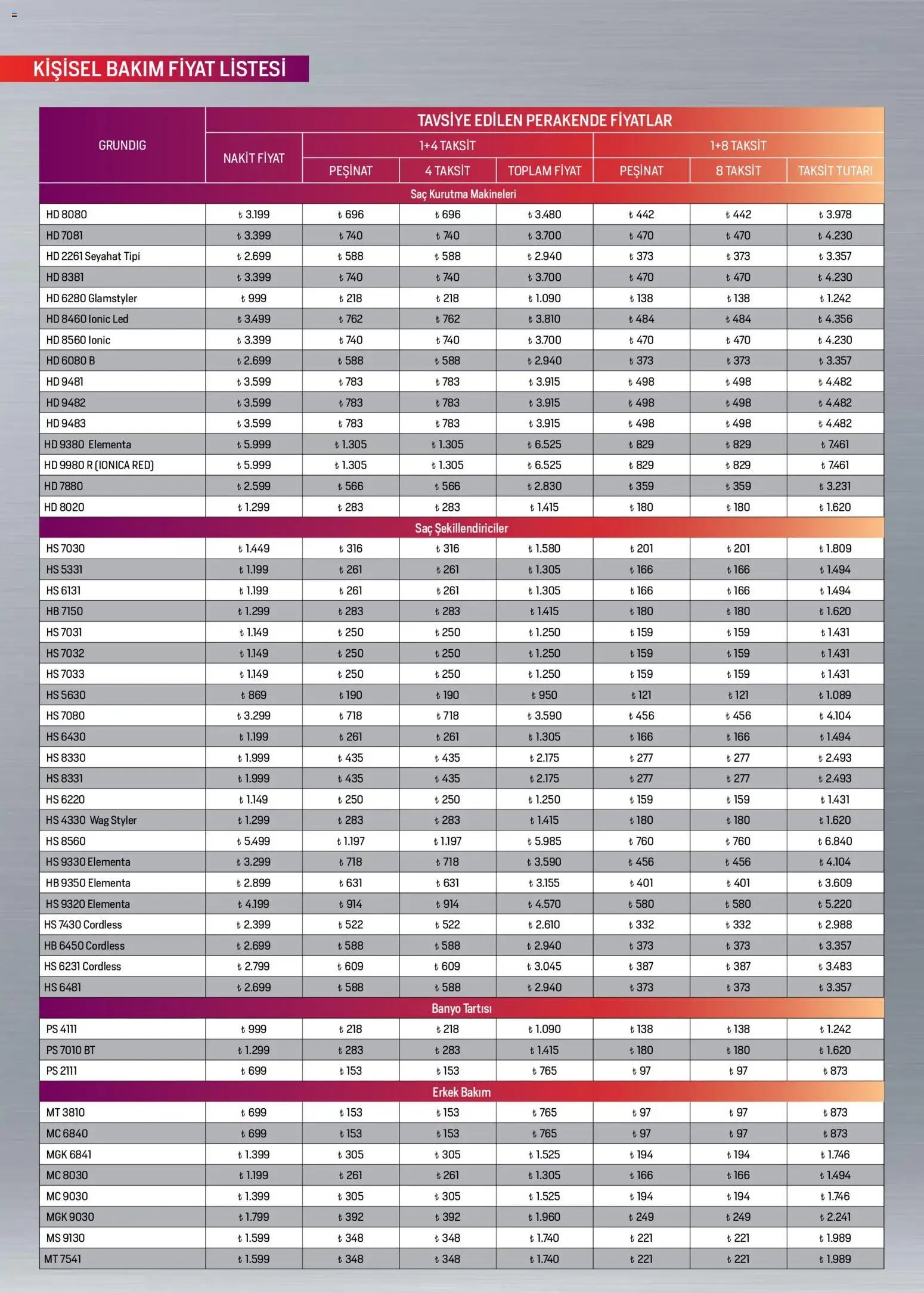 Arçelik Katalog
