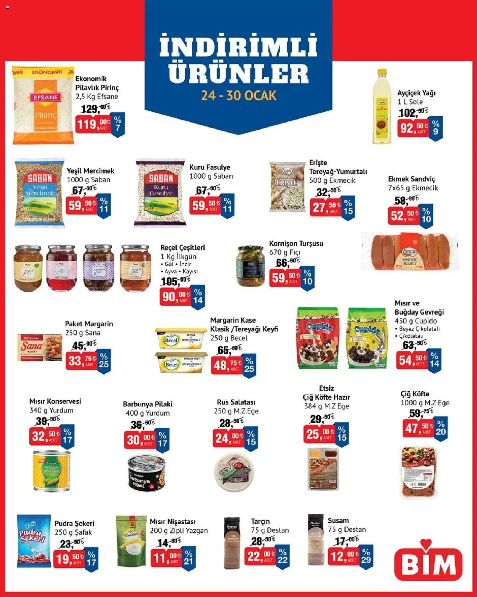 BİM İndirimli Ürünler