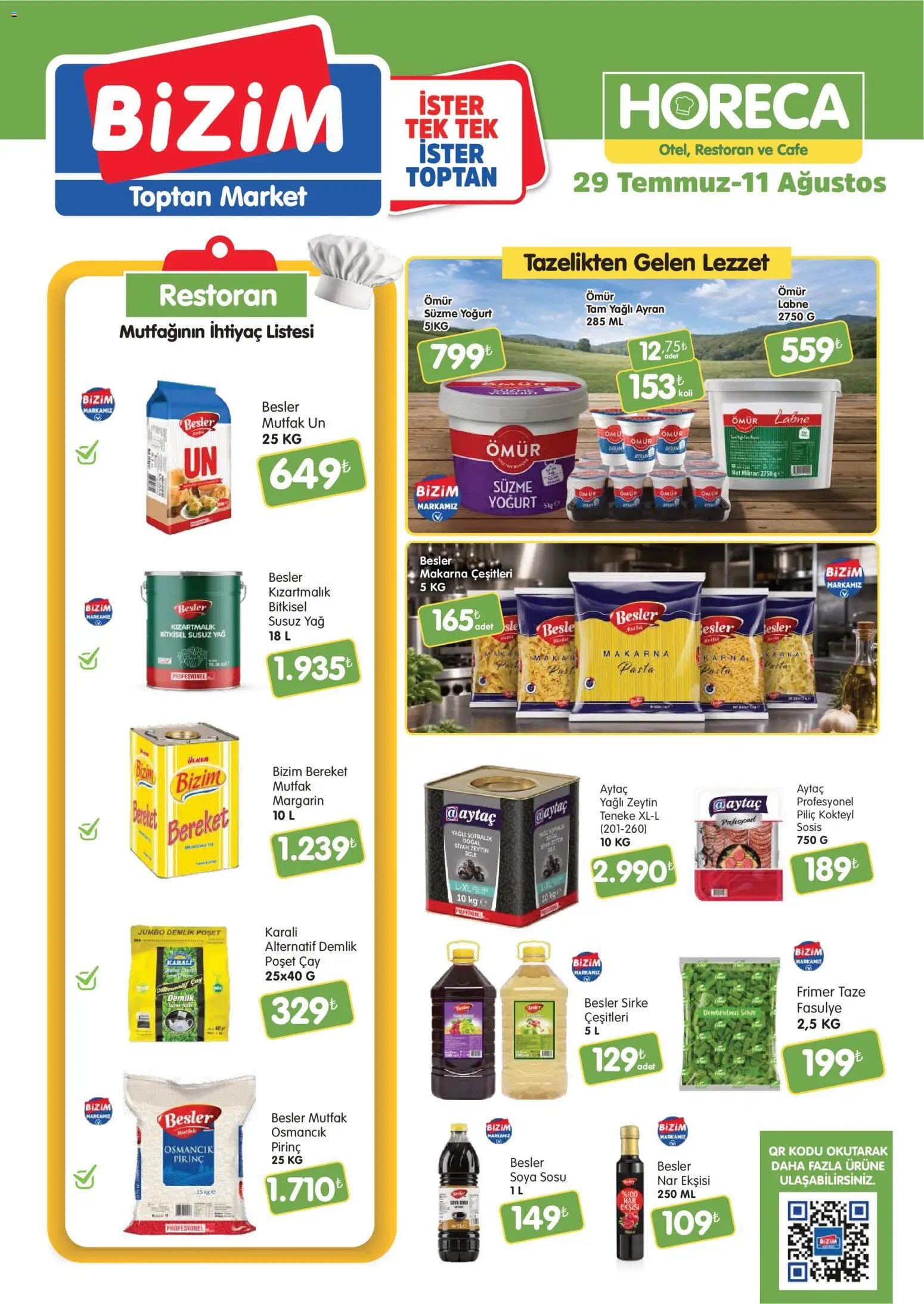 Bizim Toptan - Horeca kataloğu