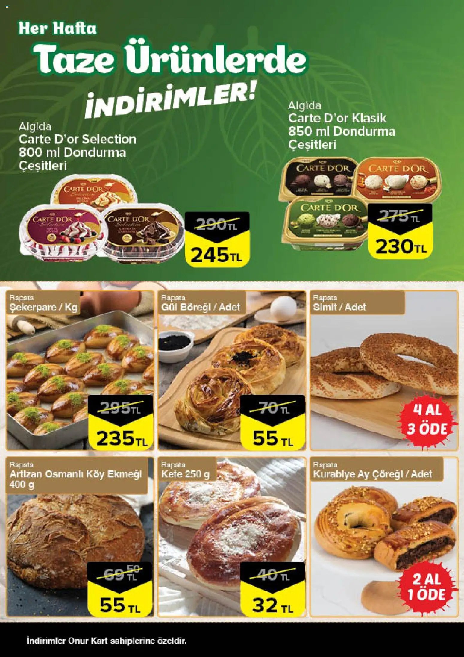 Onur Market - Taze Ürünlerde İndirimler
