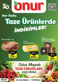 Onur Market - Taze Ürünlerde İndirimler