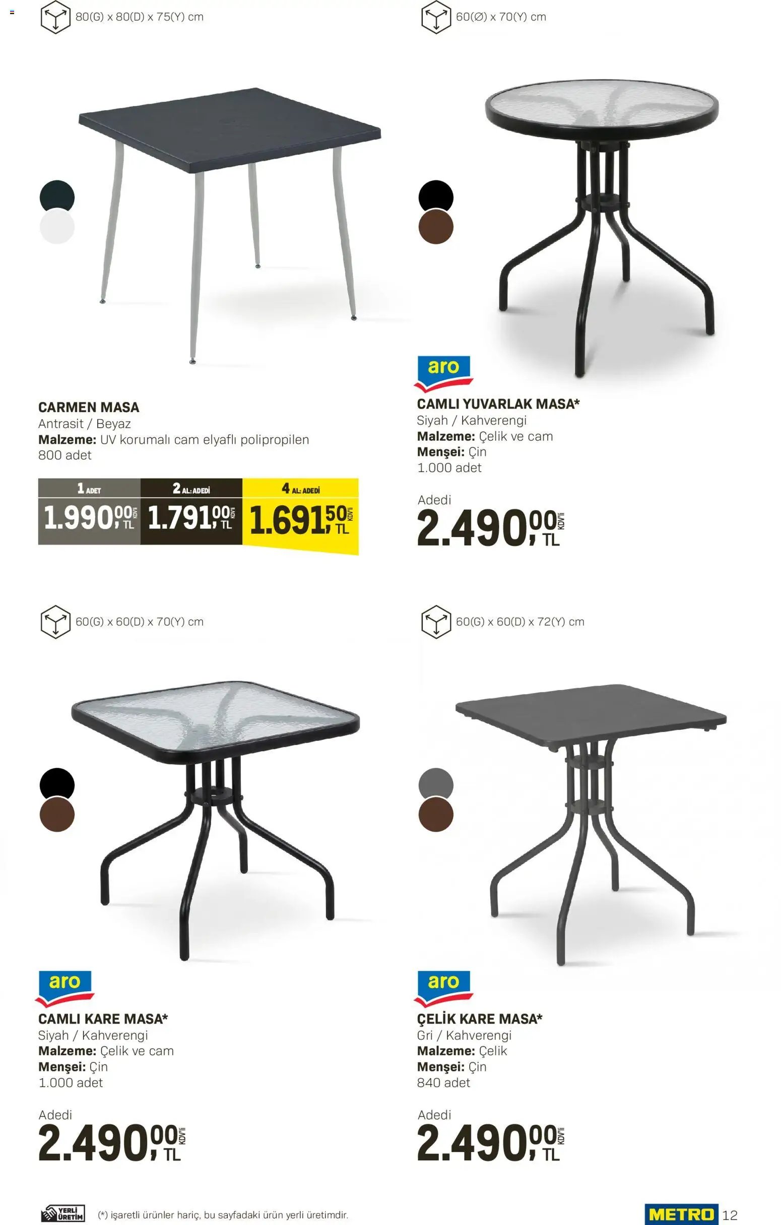 Metro - Açık Hava Çözümleri