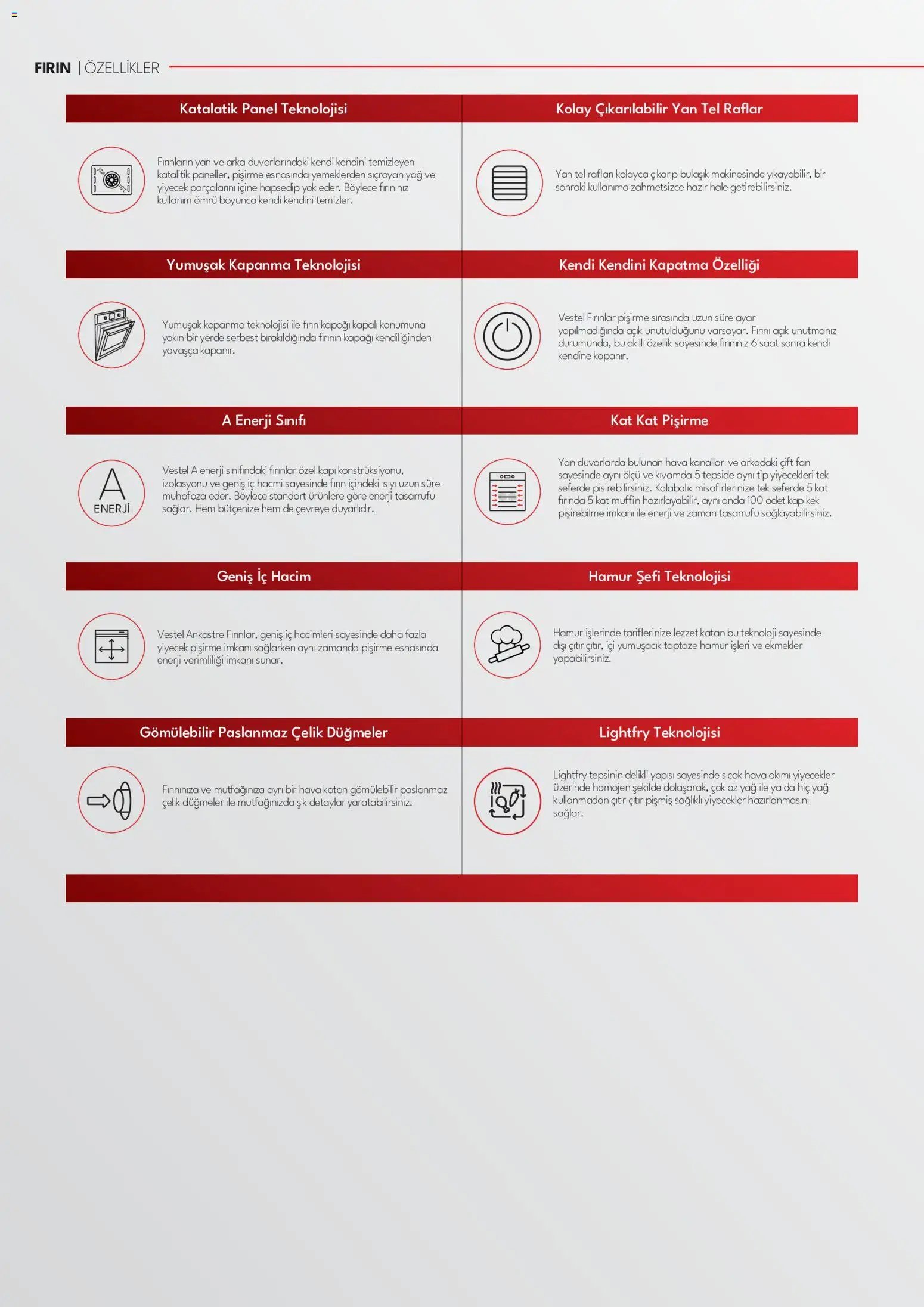 Vestel - Ankastre Katalog