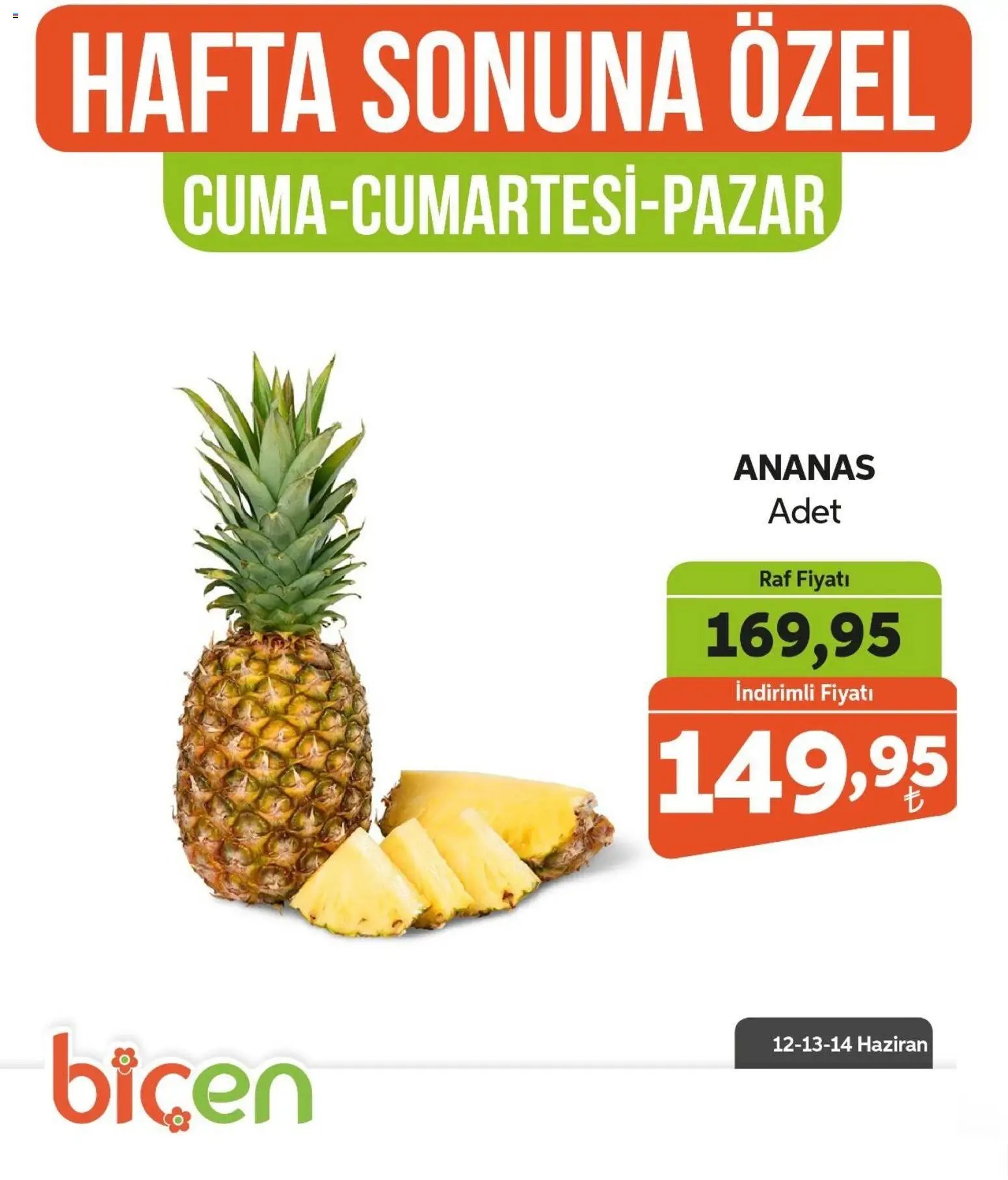 Biçen Market - Hafta Sonuna Özel - Meyve İndirimi