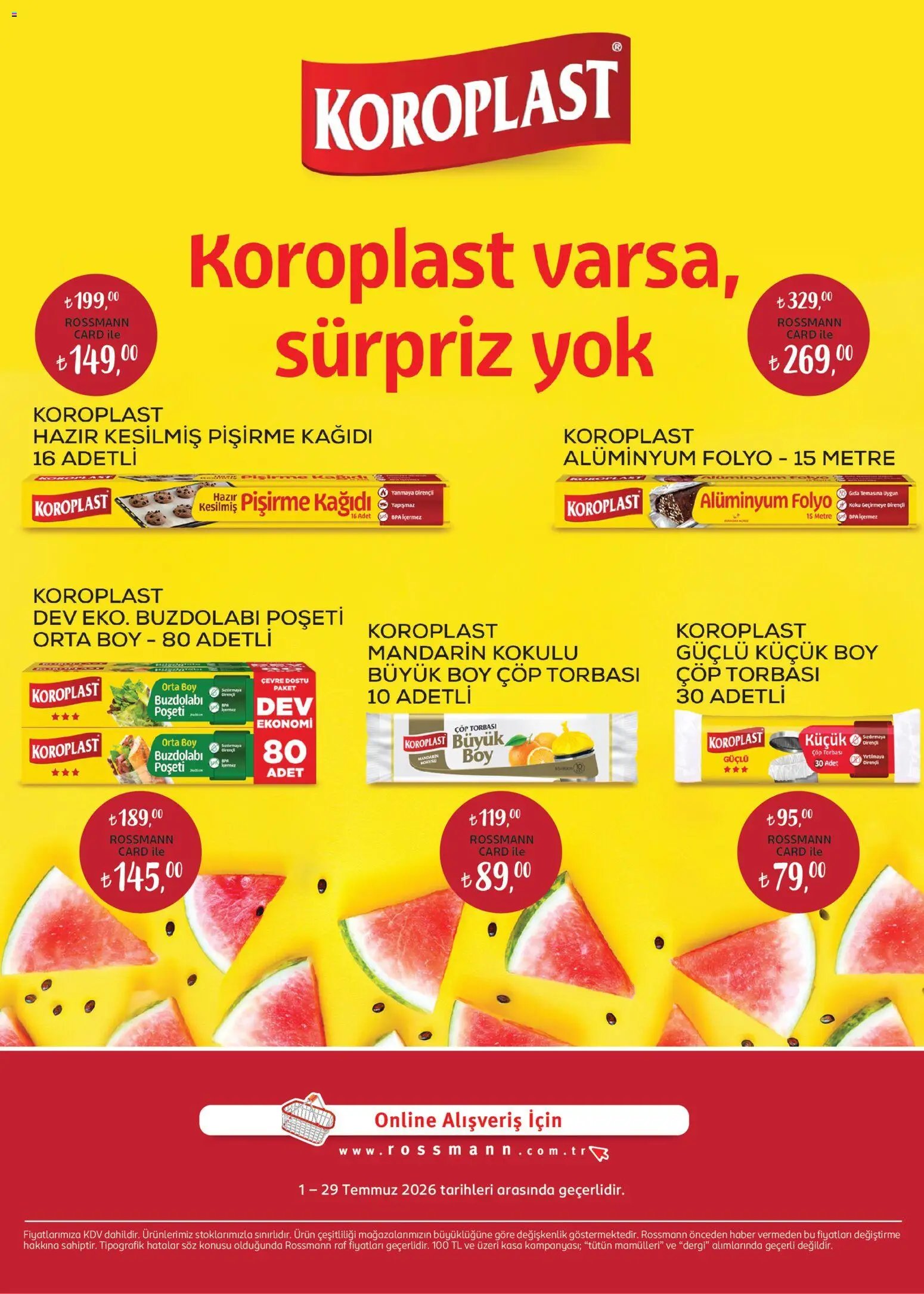Rossmann - Temmuz Ev & Yaşam Kataloğu