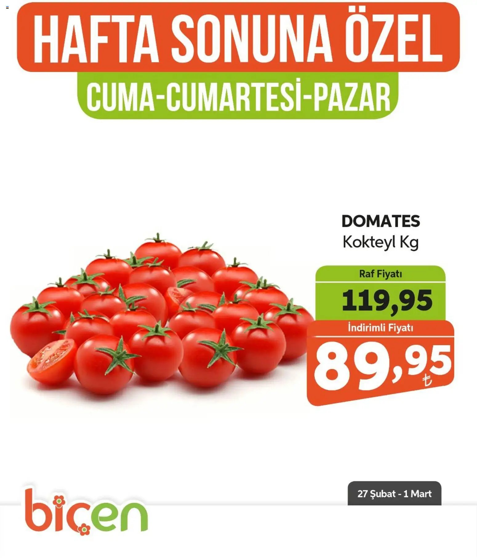 Biçen Market - Hafta Sonuna Özel 
