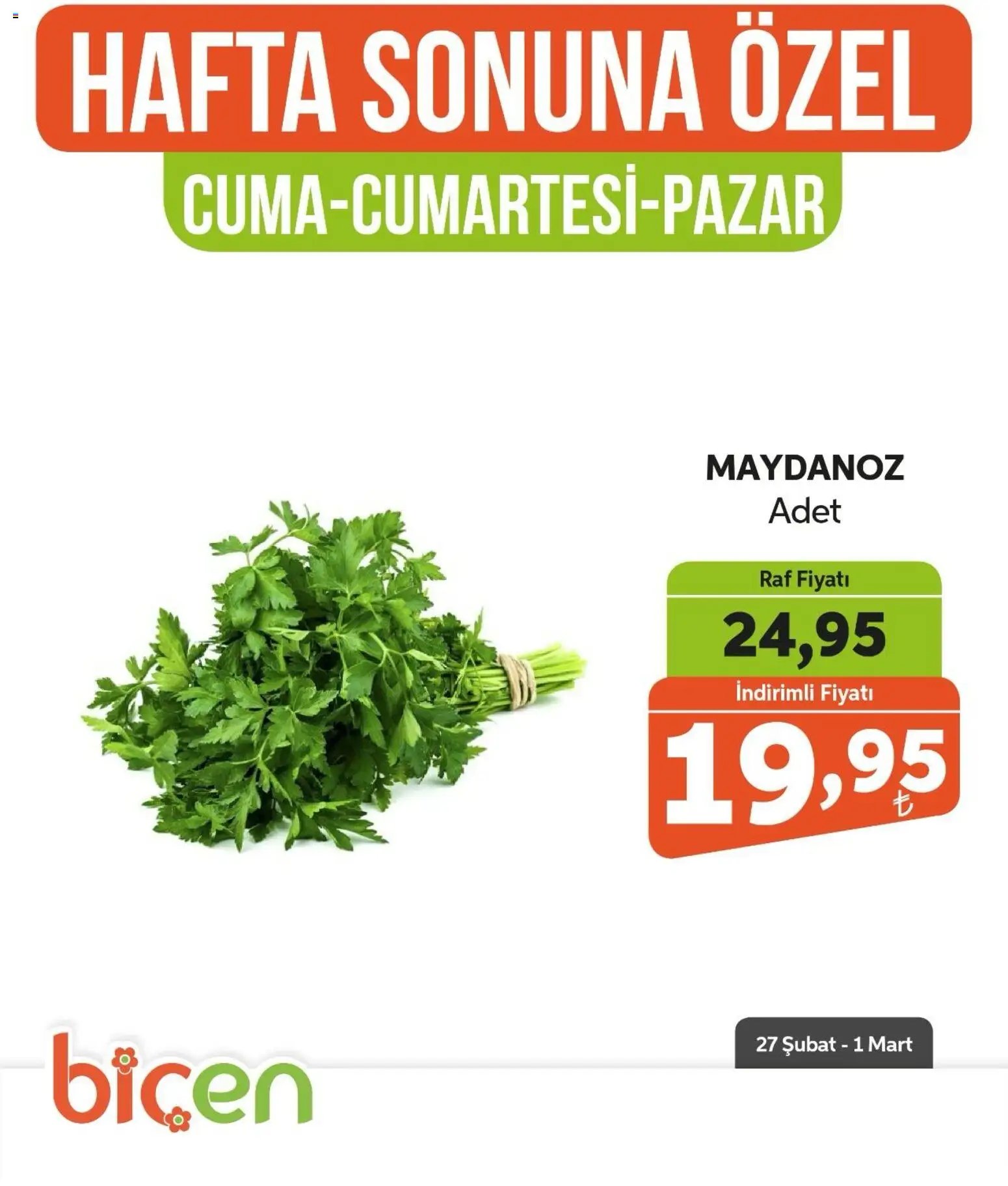 Biçen Market - Hafta Sonuna Özel 