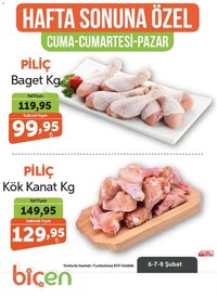 Biçen Market - Hafta Sonuna Özel - Piliç Ürünleri 
