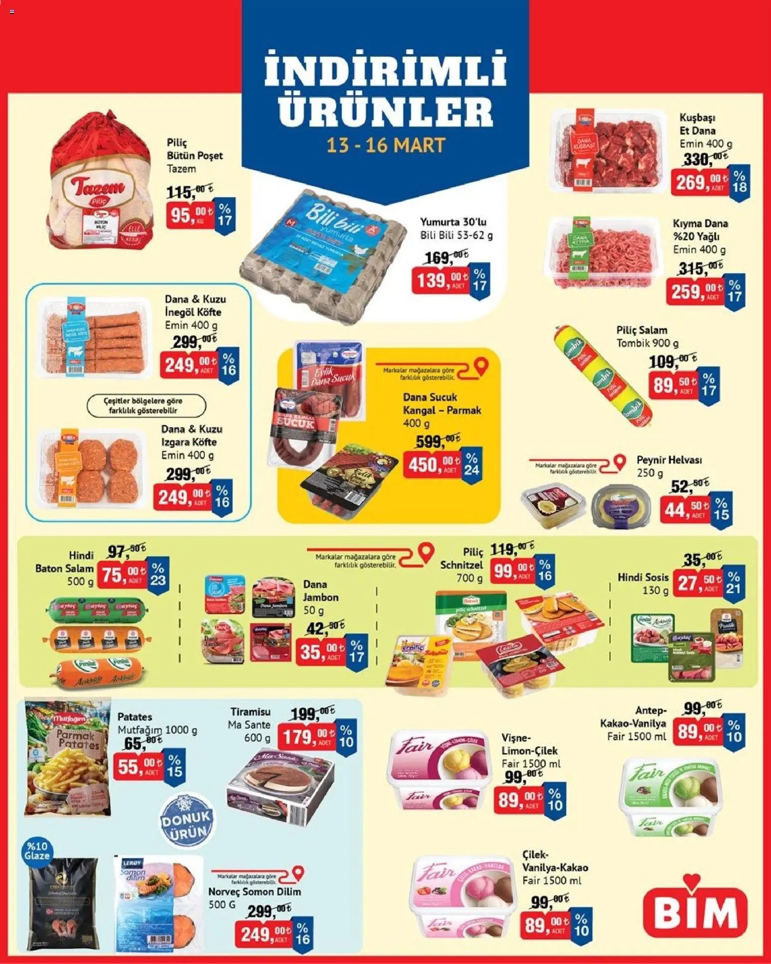 BİM - İndirimli Ürünler