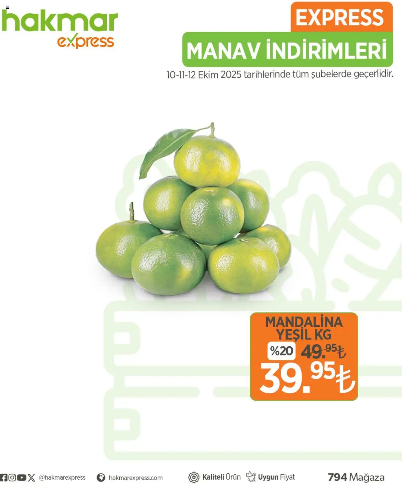 Hakmar Express Sebze ve meyve