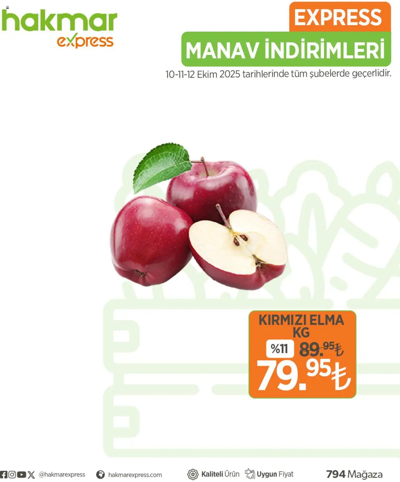 Hakmar Express Sebze ve meyve