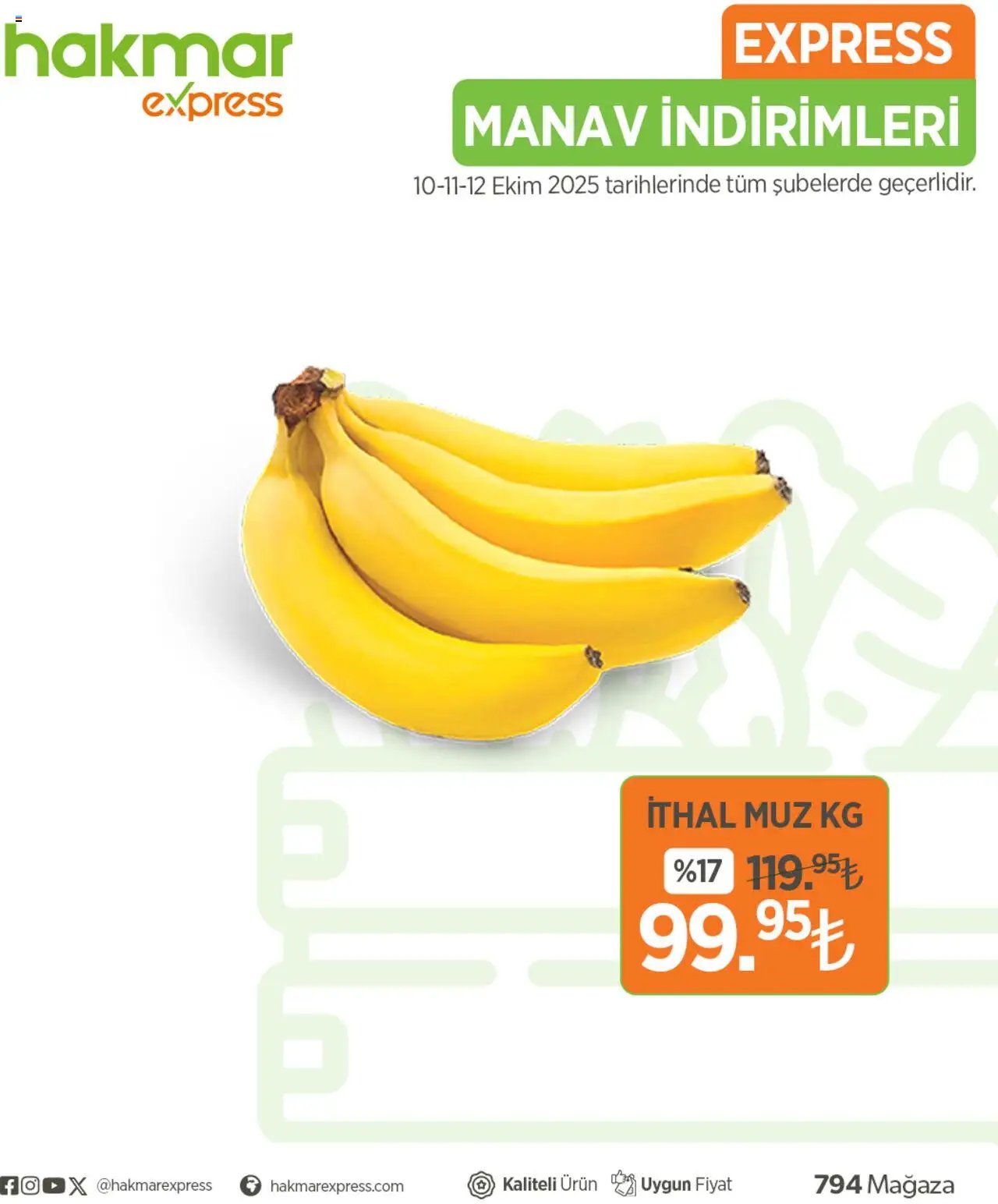 Hakmar Express Sebze ve meyve