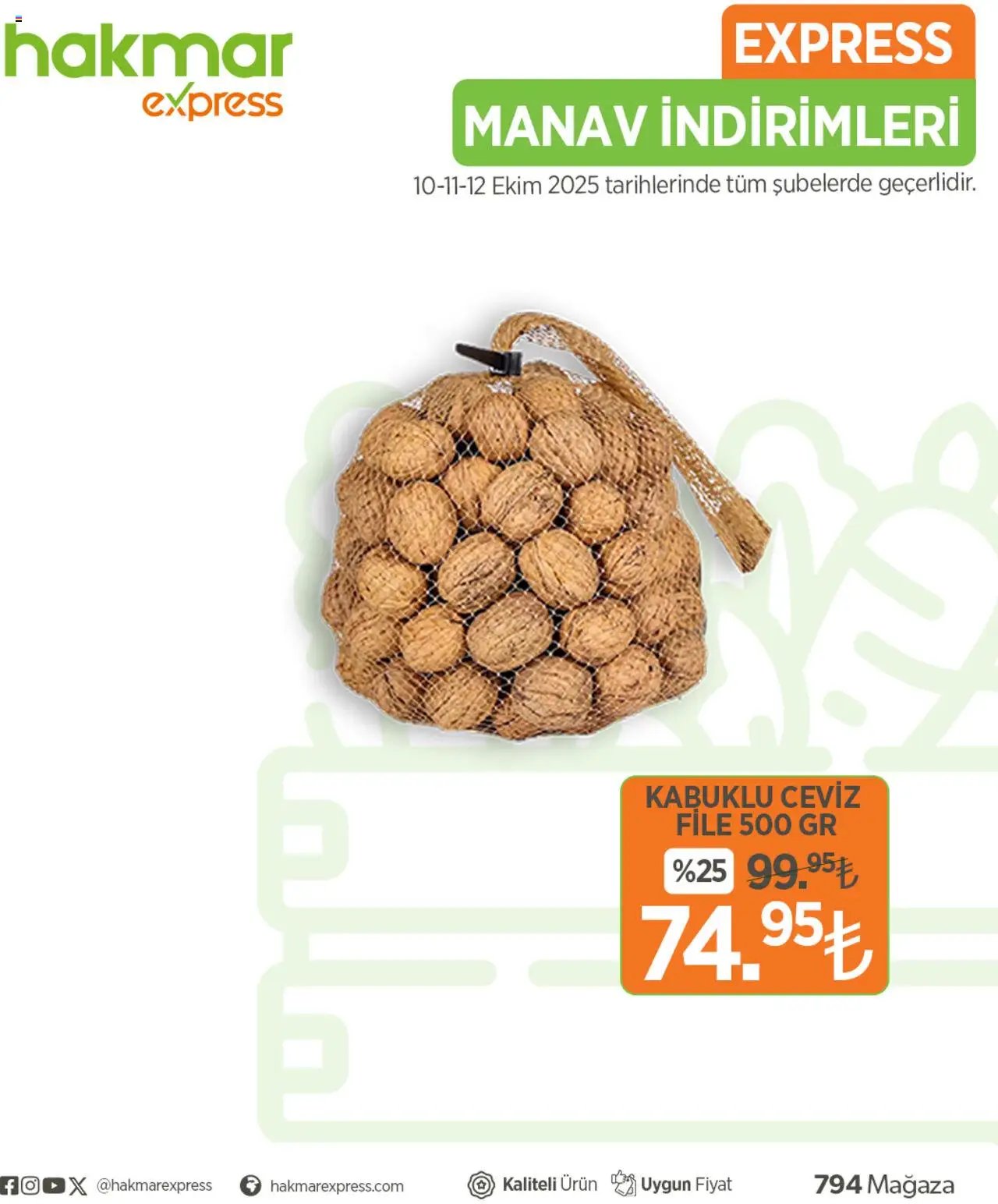 Hakmar Express Sebze ve meyve